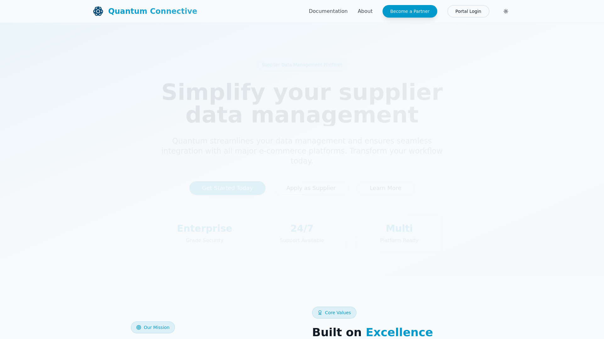Quantum Connective - Supplier Data Management