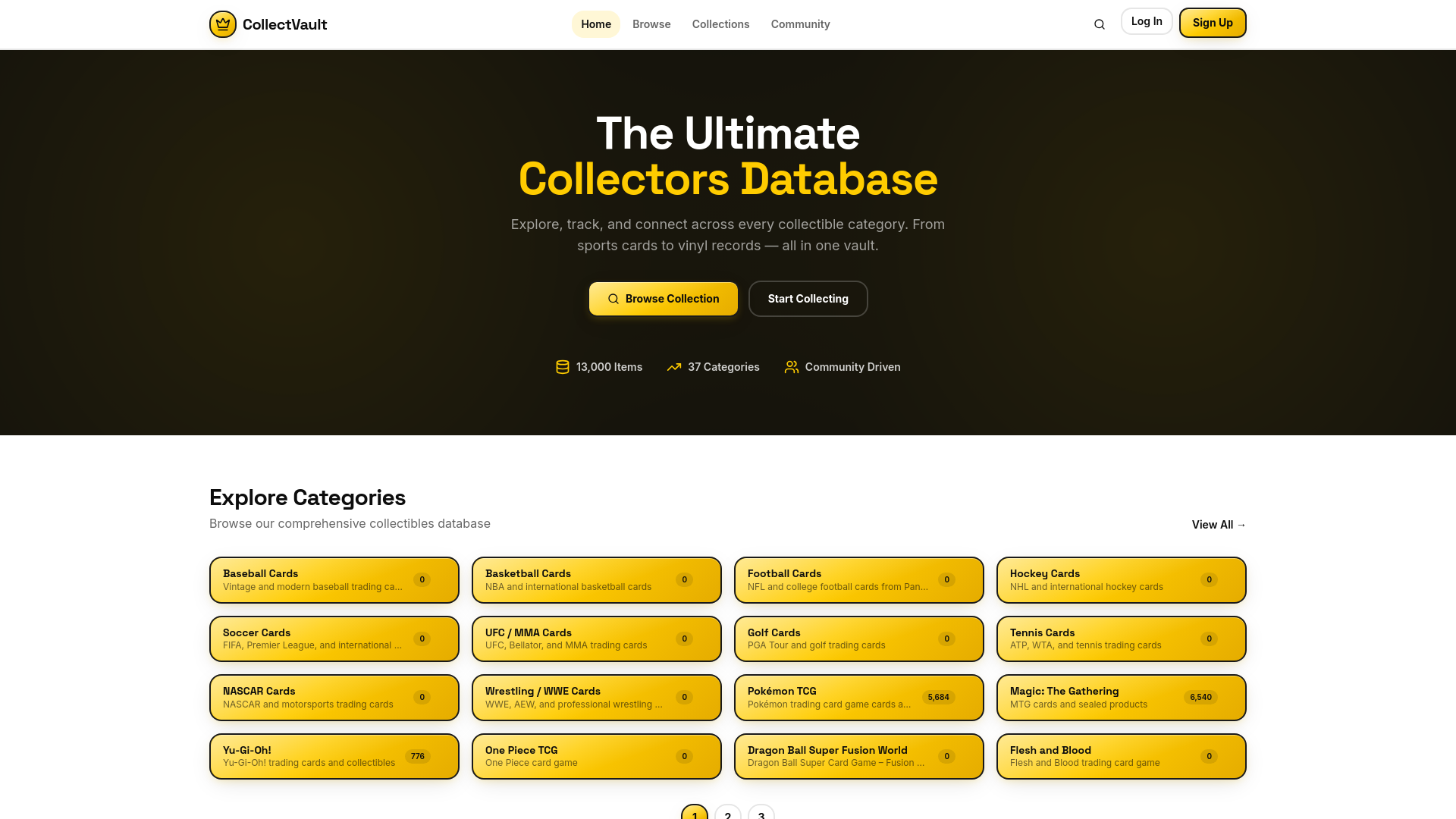 Collect Database CollectVault — The Ultimate Collectors Database