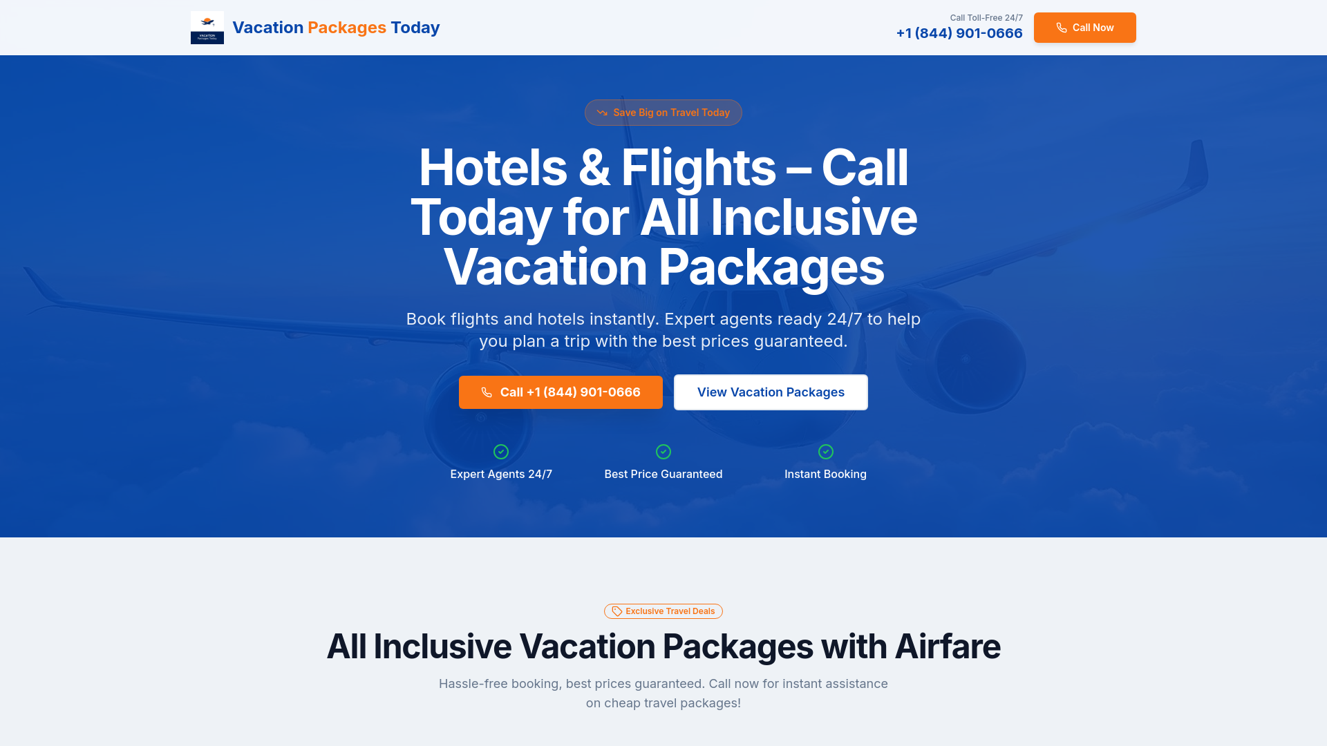 Packages In Flight All Inclusive Vacation Packages | Hotels & Flights – Call Today