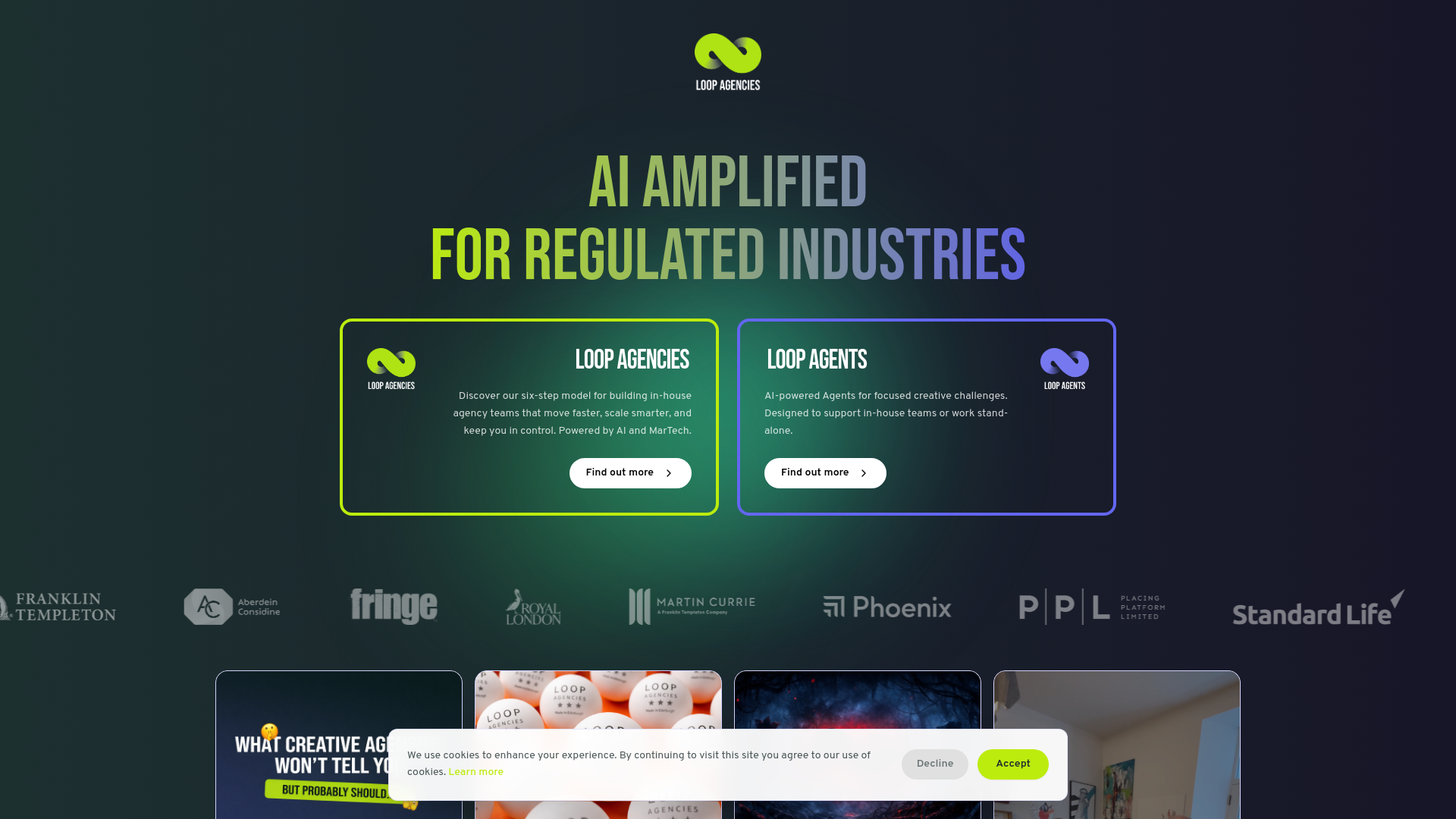 LOOP Agencies — AI amplified creative for regulated indus...
