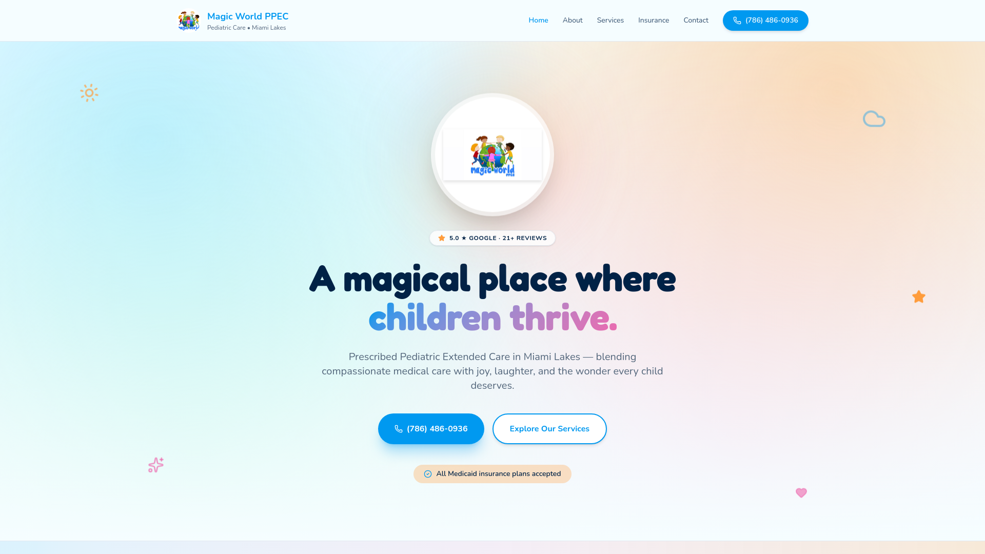 Services — Magic World PPEC | Pediatric Extended Care