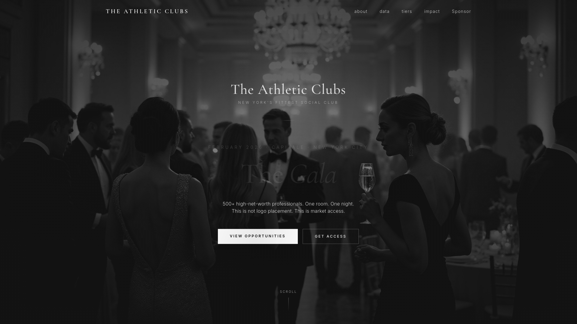 white christmas dresses Matchbook Art || New York Athletic Club – Good Boy Originals main image 0