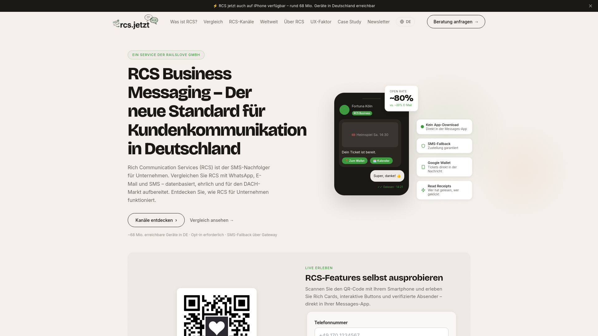 rcs.jetzt – Alles über RCS Business Messaging in Deutschland