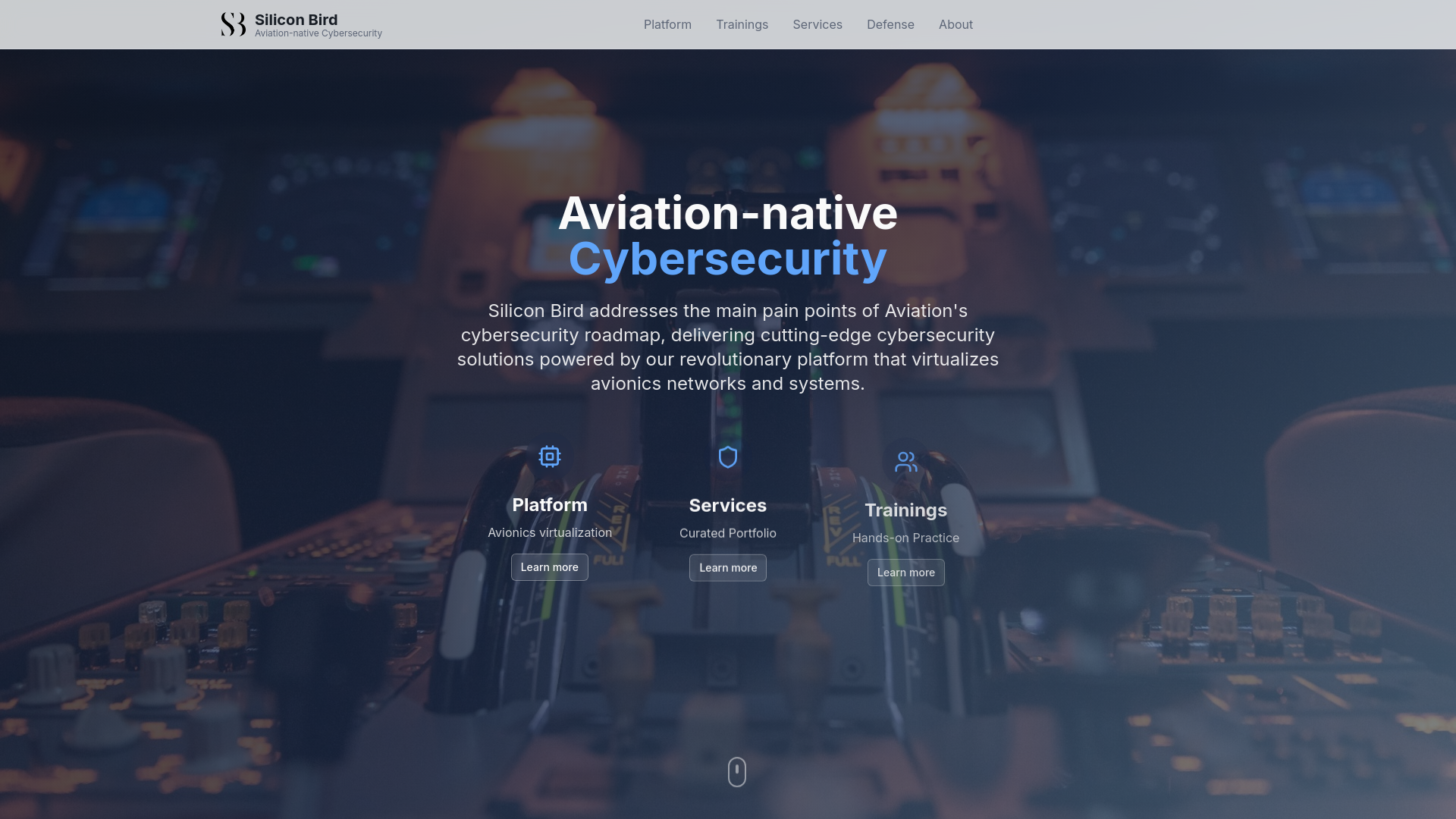 Silicon Bird - Aviation-native Cybersecurity