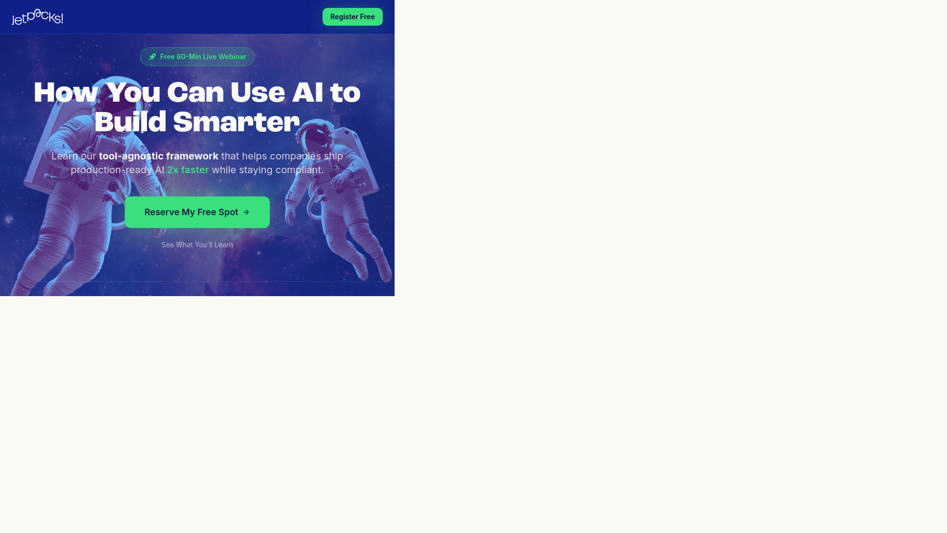 Ship Secure AI Products 2x Faster | Free Webinar | Jetpacks!