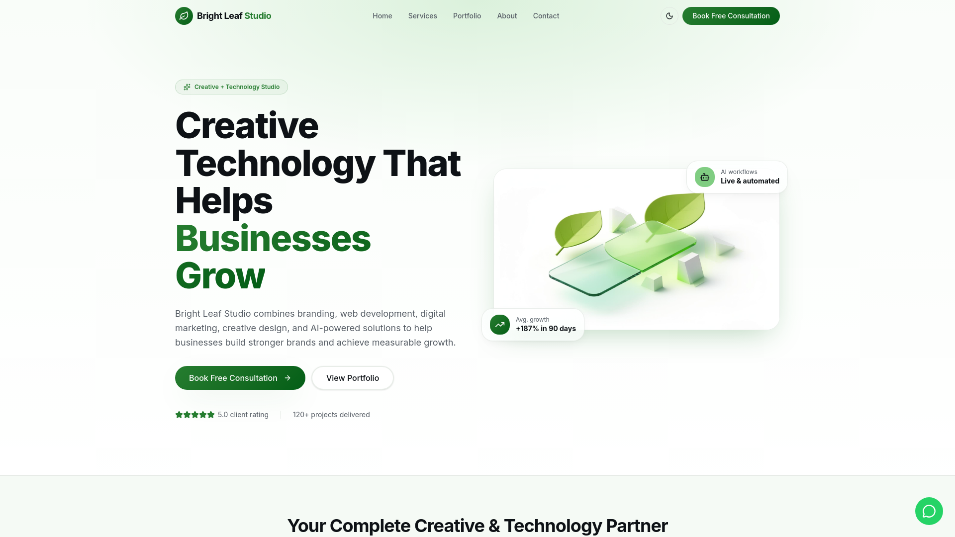 Bright Leaf Studio — Creative Technology That Helps Businesses Grow