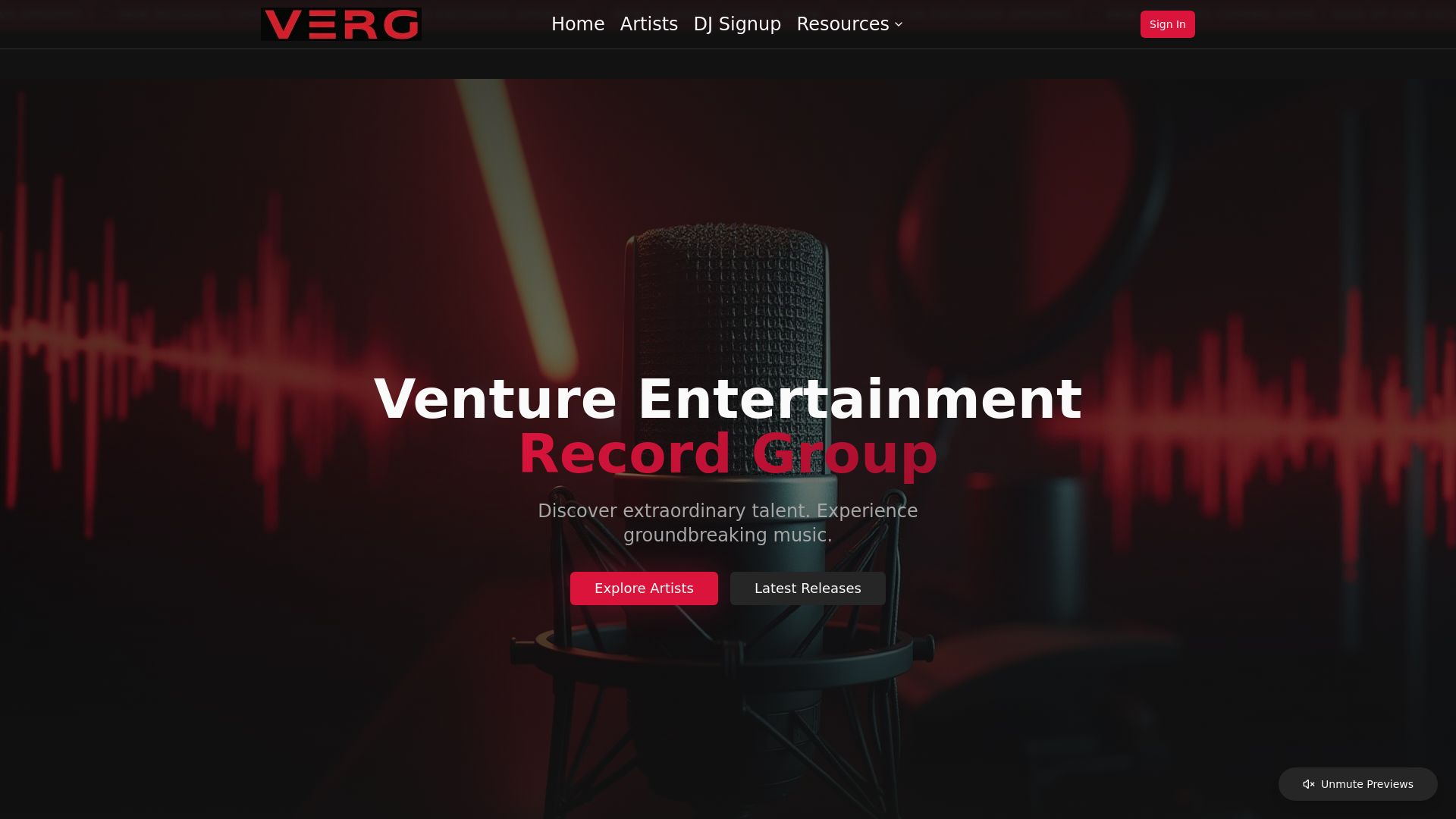 Venture Entertainment Record Group - Premier Record Label