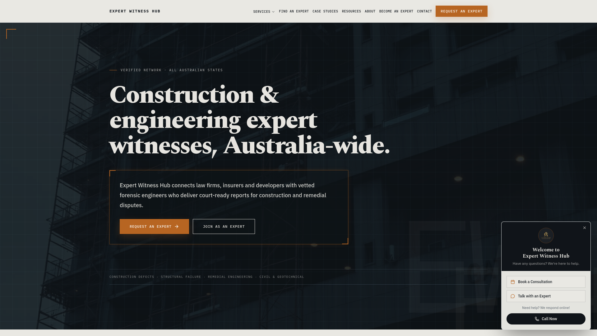 Engineering Expert Witnesses Australia | EWH