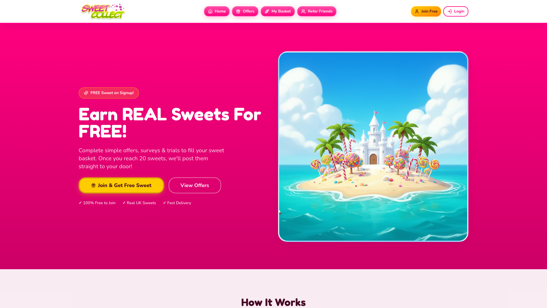 Sweet Collect - Earn Real Sweets for Free | UK Rewards