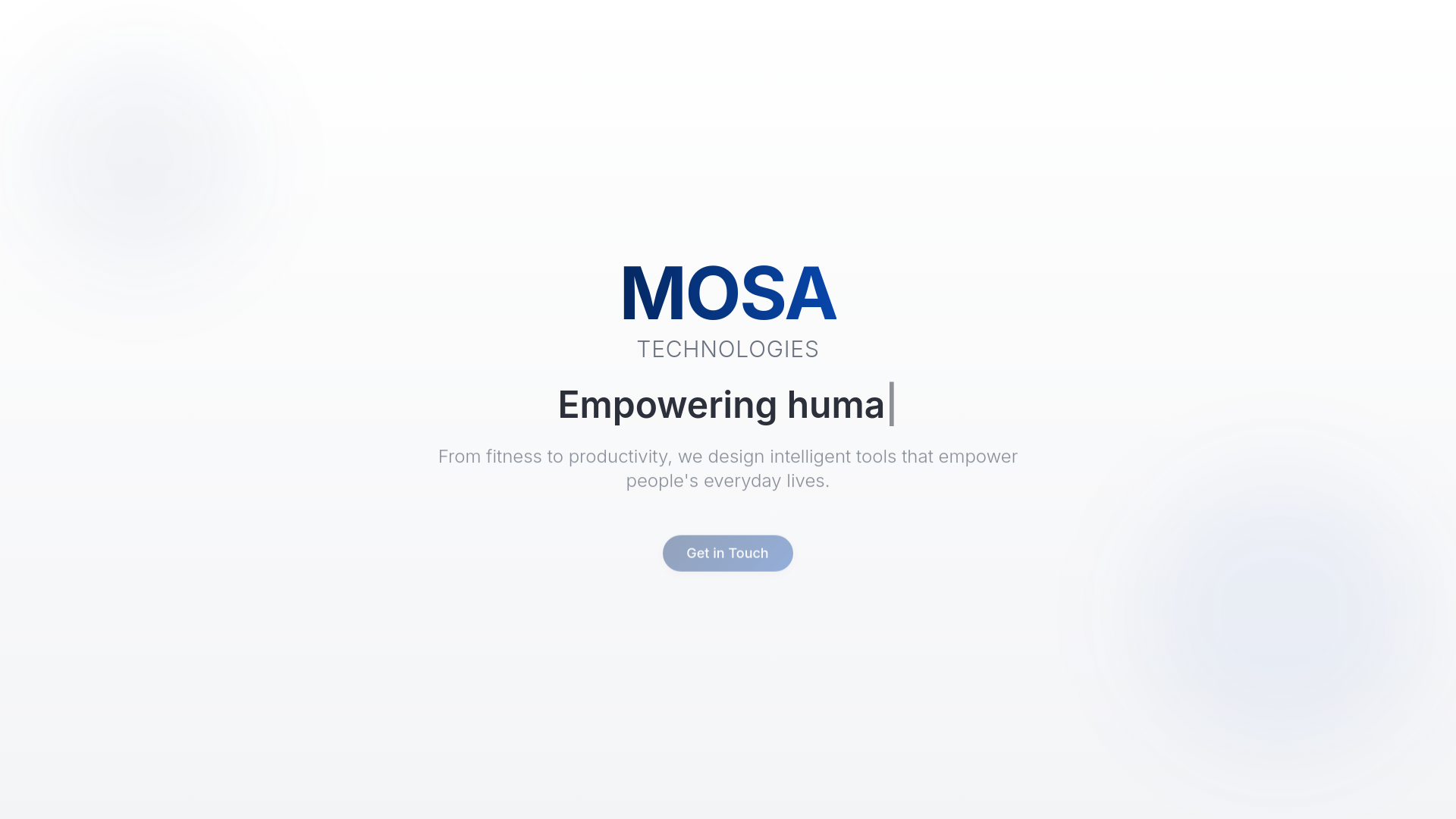 MOSA Technologies - Next-Generation AI Applications