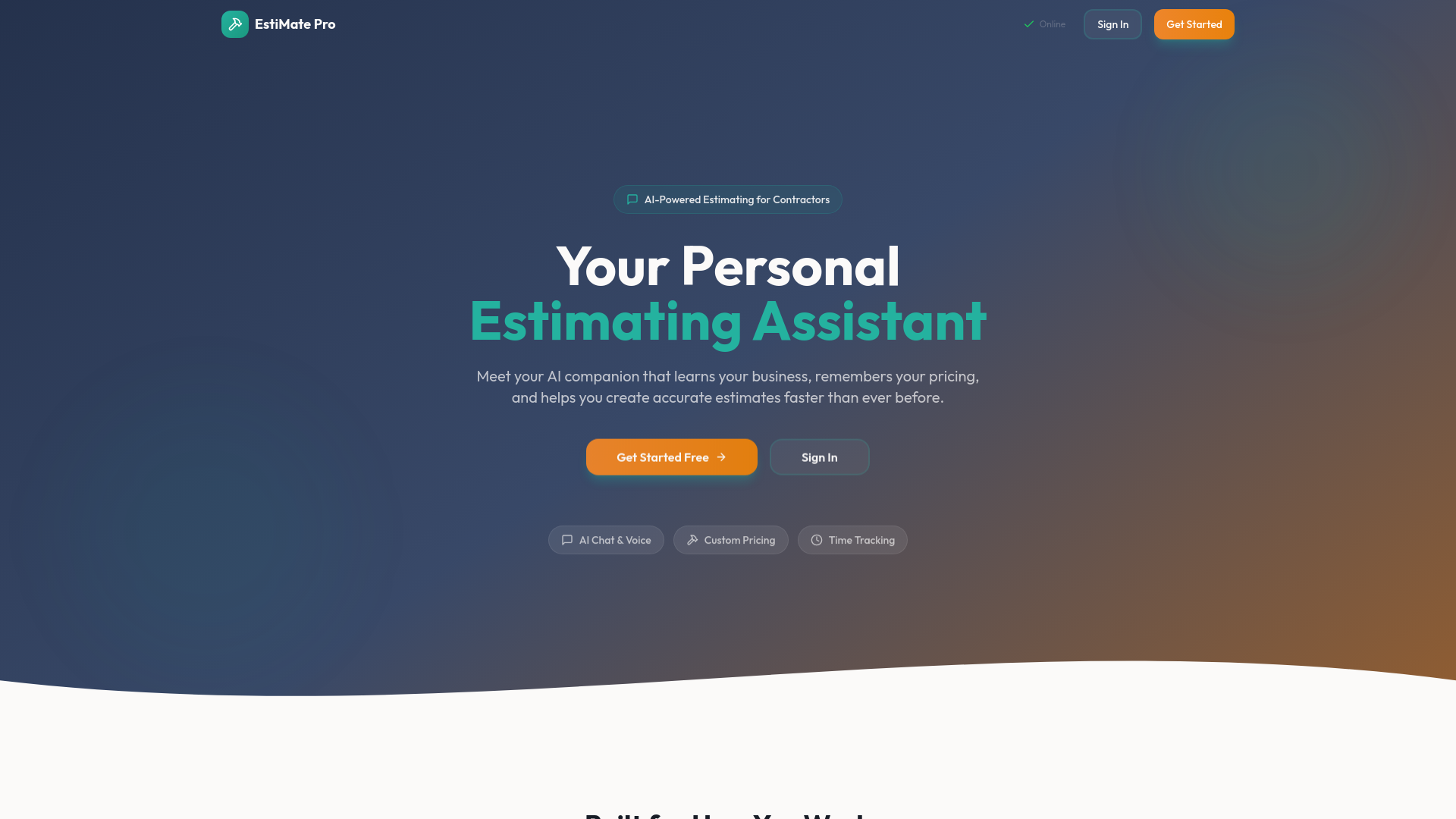 EstiMate Pro - AI-Powered Estimating for Contractors