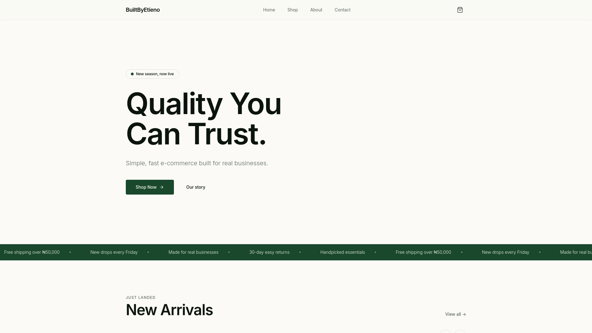 BuiltByEtieno — Quality You Can Trust