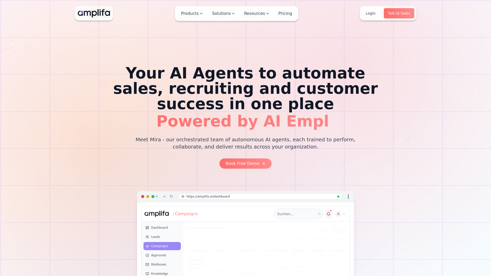 AI Outbound Automation: More Leads with amplifa!