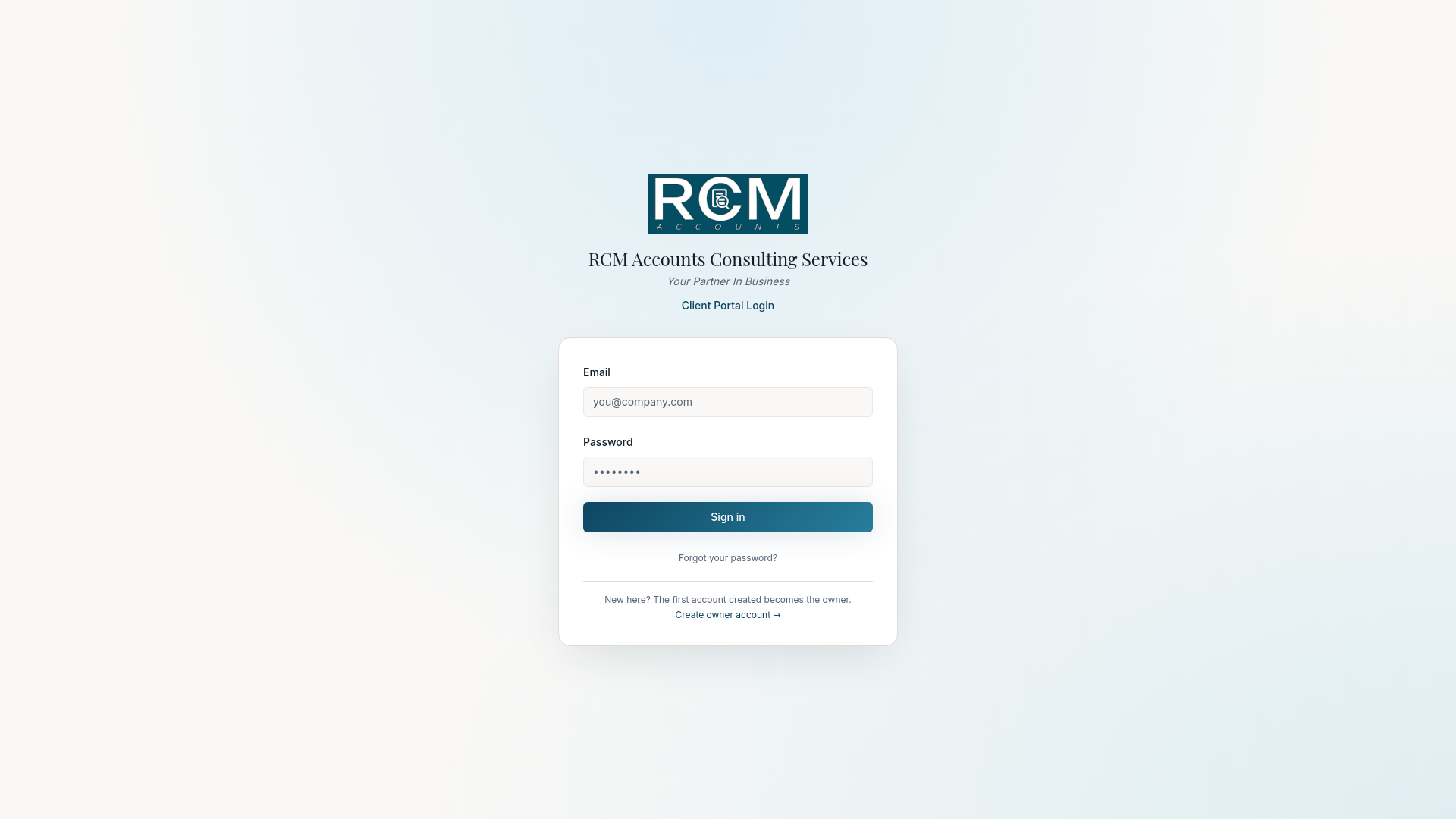 Client First Rmc RCM Client Portal