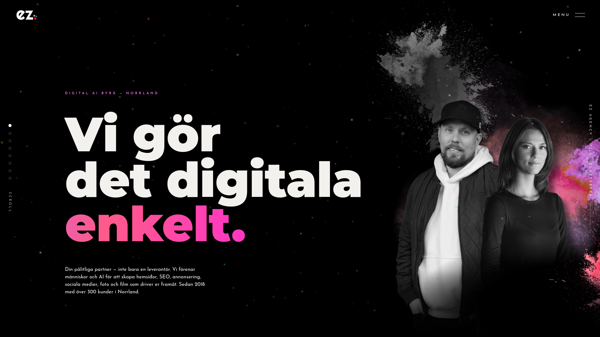 EZ Agency website preview