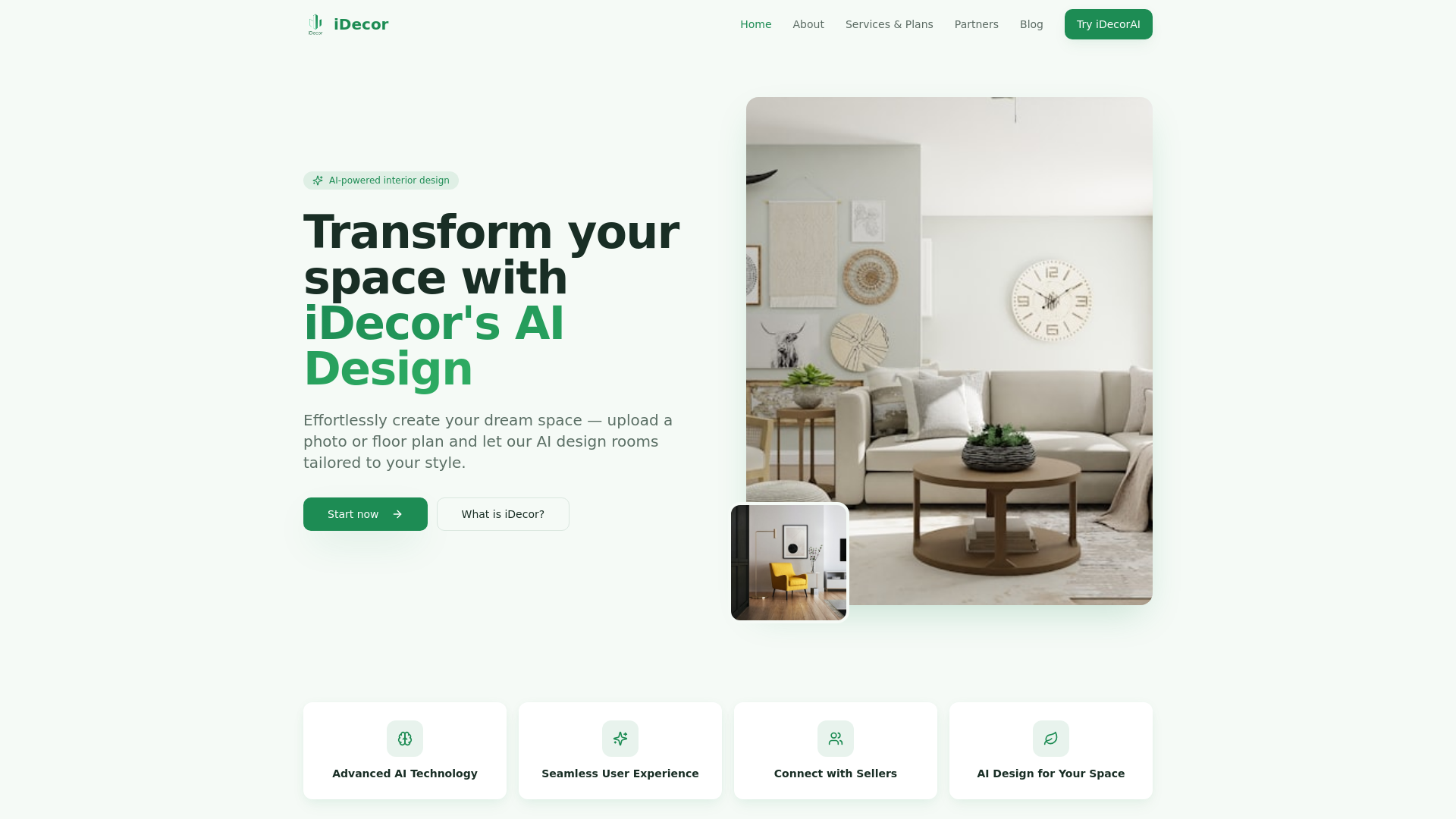 iDecor - AI Interior Design