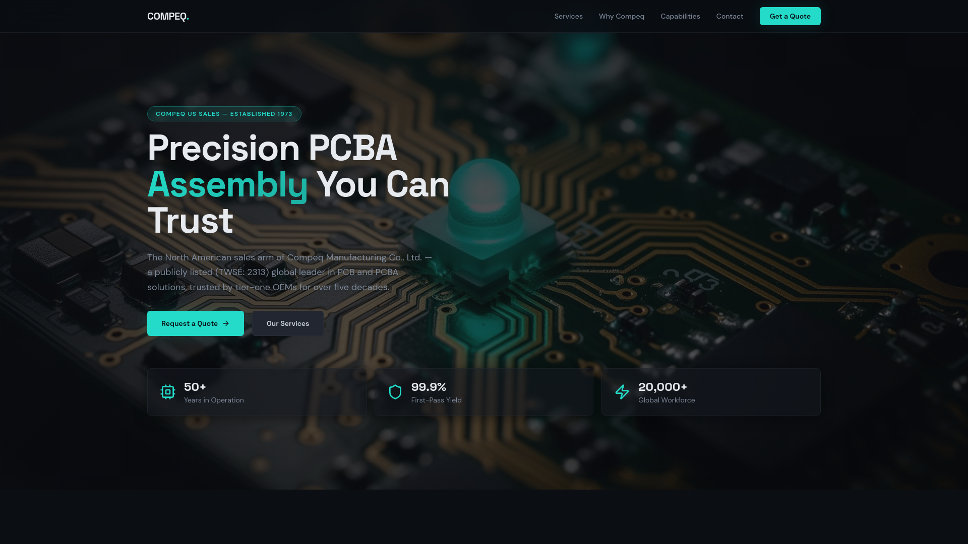 Compeq US Sales — Precision PCB & PCBA Assembly Since 1973