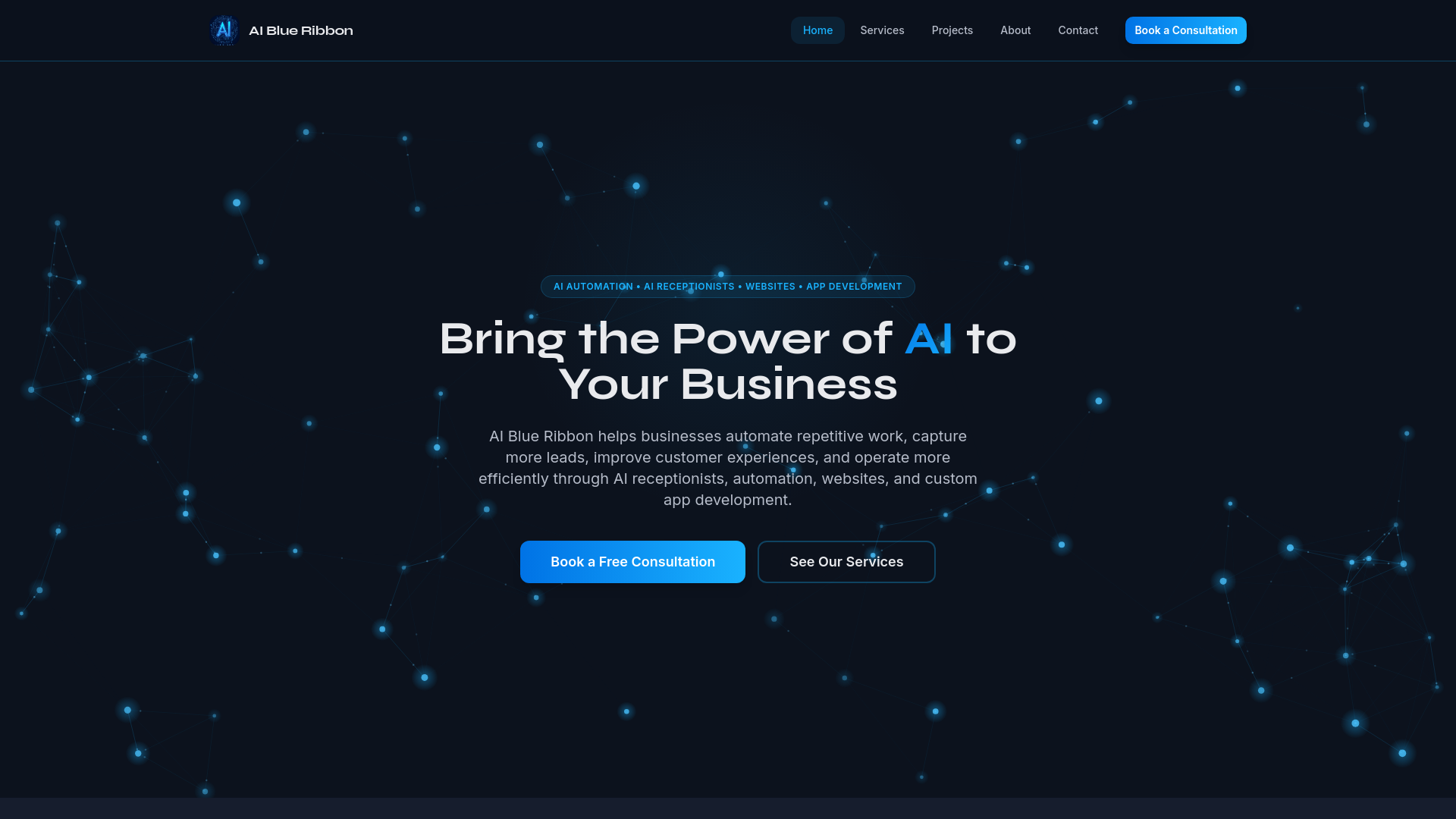 AI Blue Ribbon | Practical AI Solutions for Business