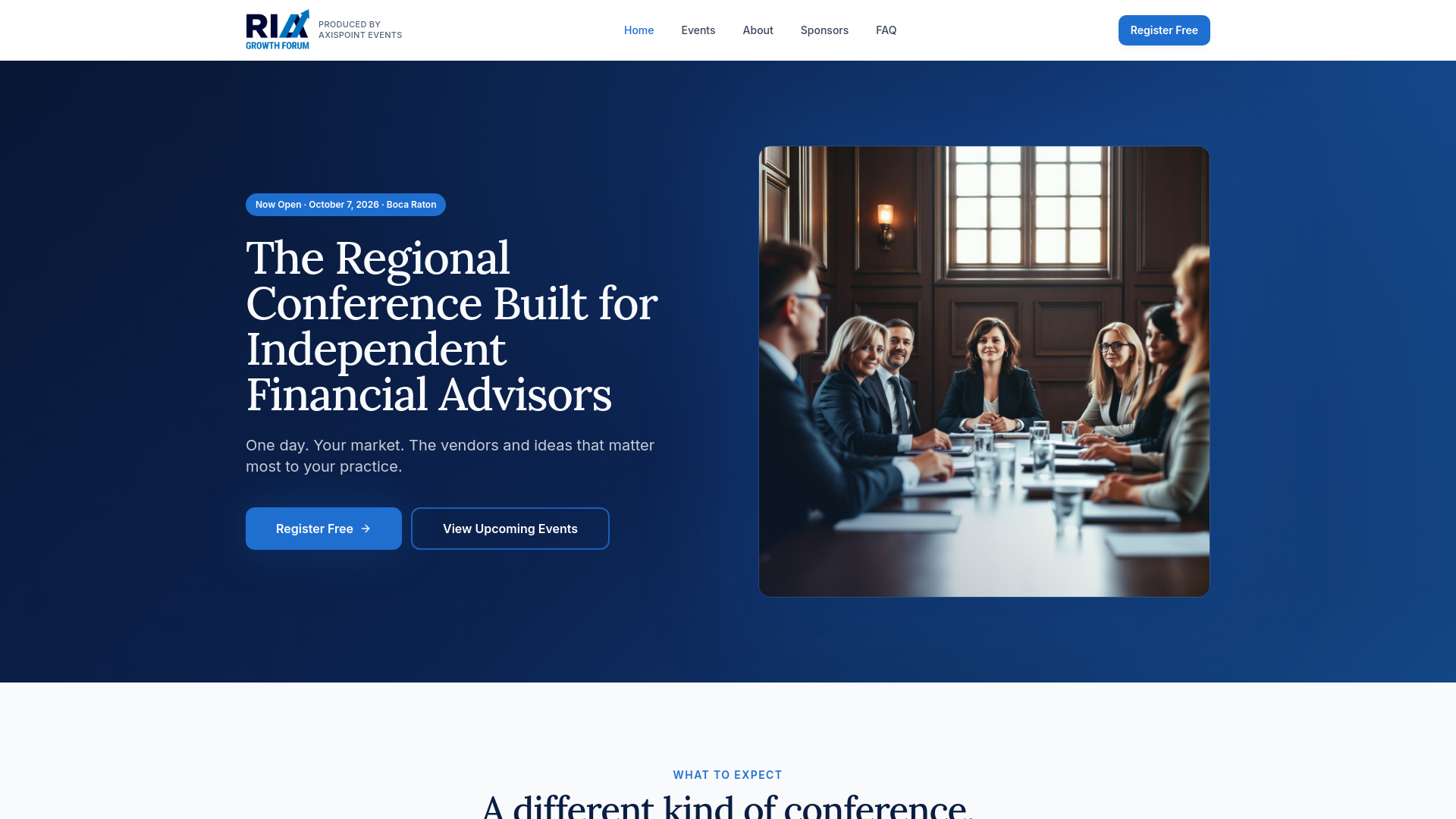 RIA Growth Forum | Regional Conference for Independent Advisors