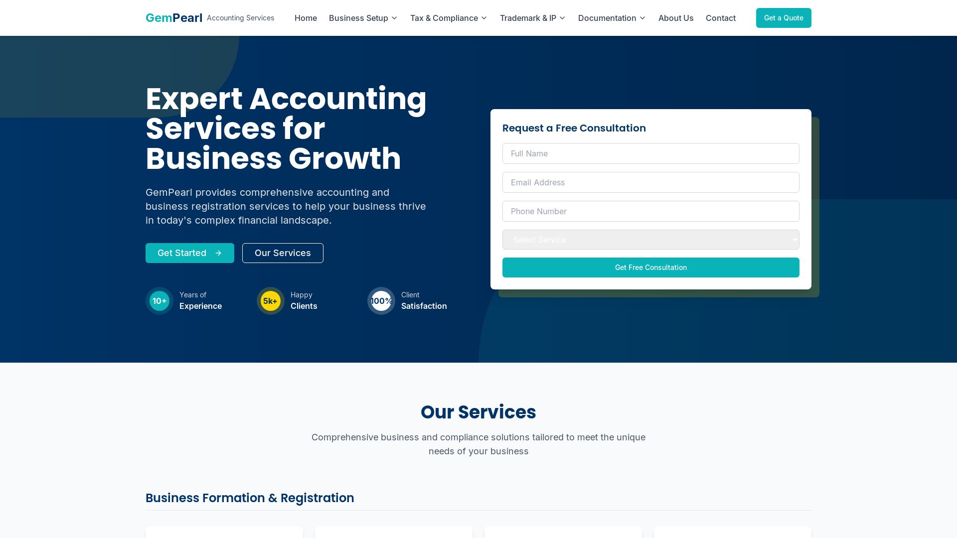 Professional Financial Services & Banking Platform