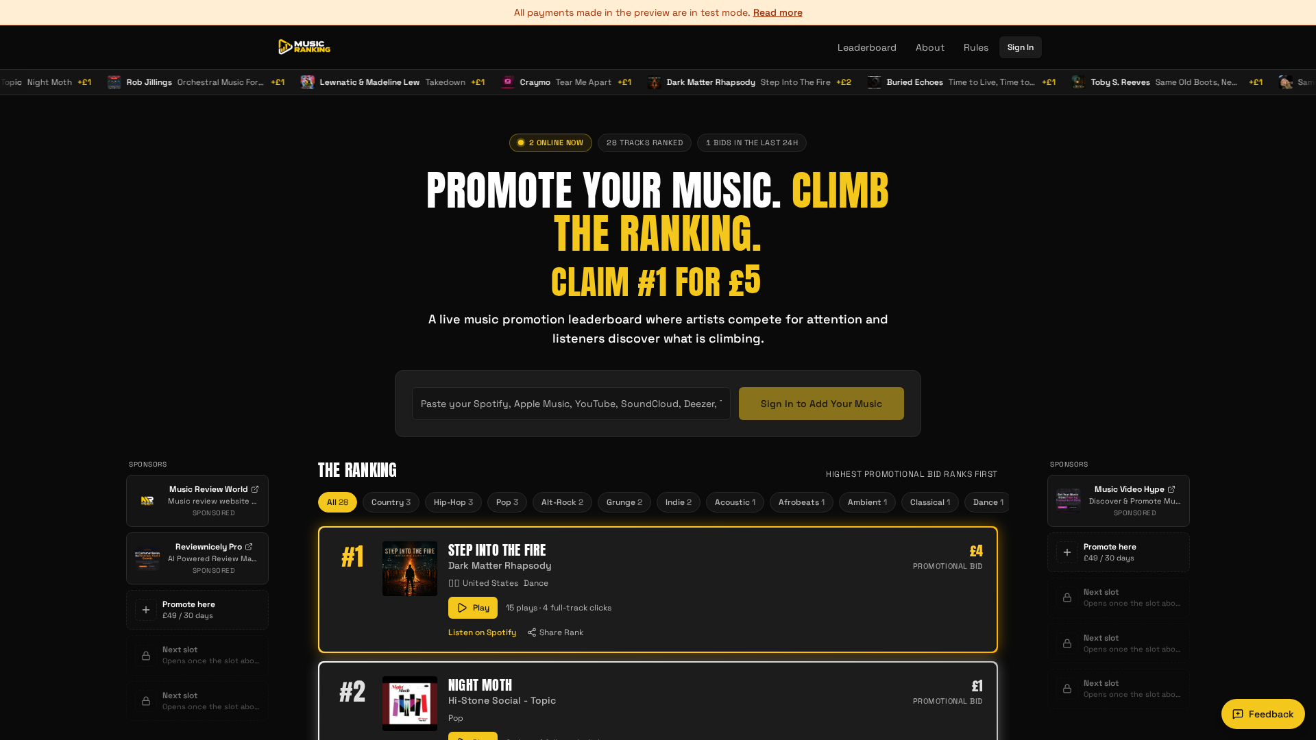 Music Ranking
