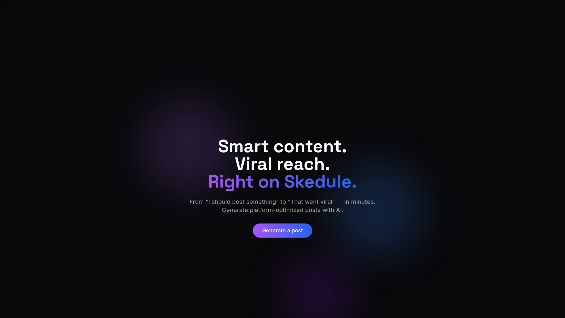 Modern Social Media Management Platform