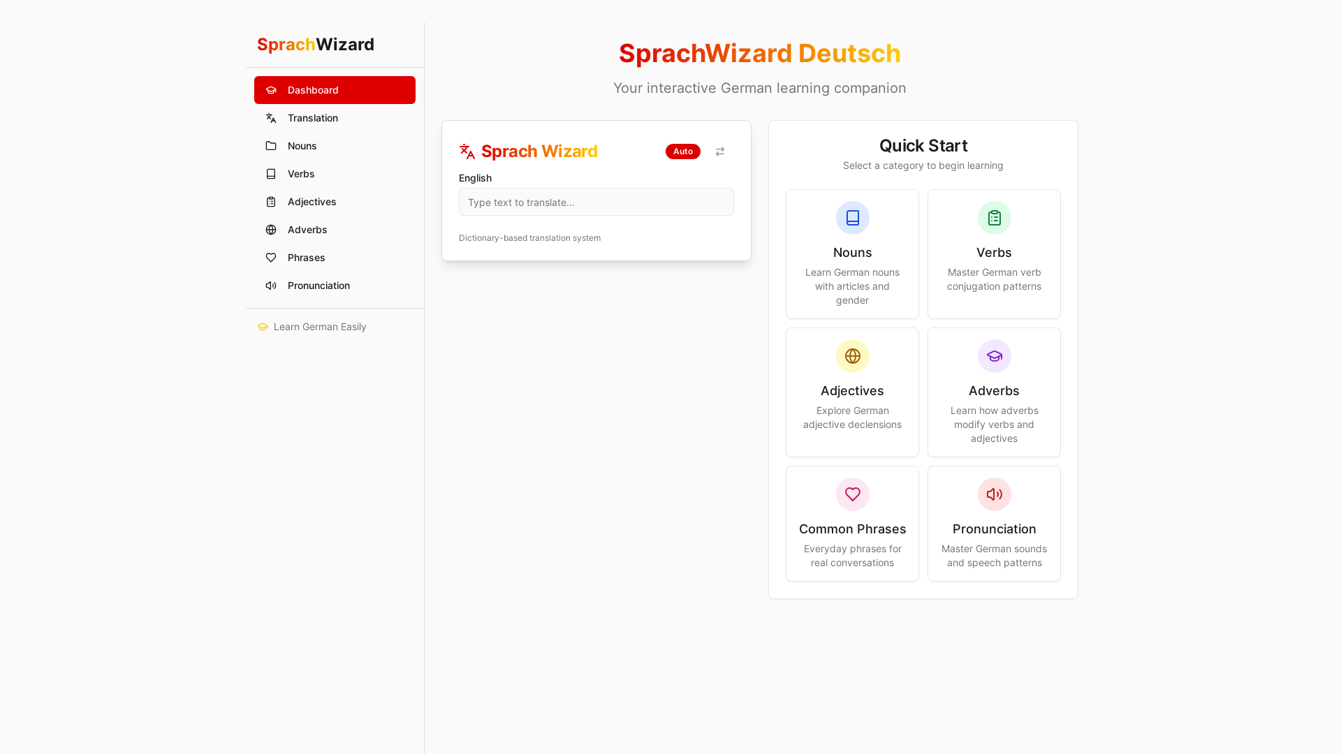Professional Interactive Dictionary & Translator Platform