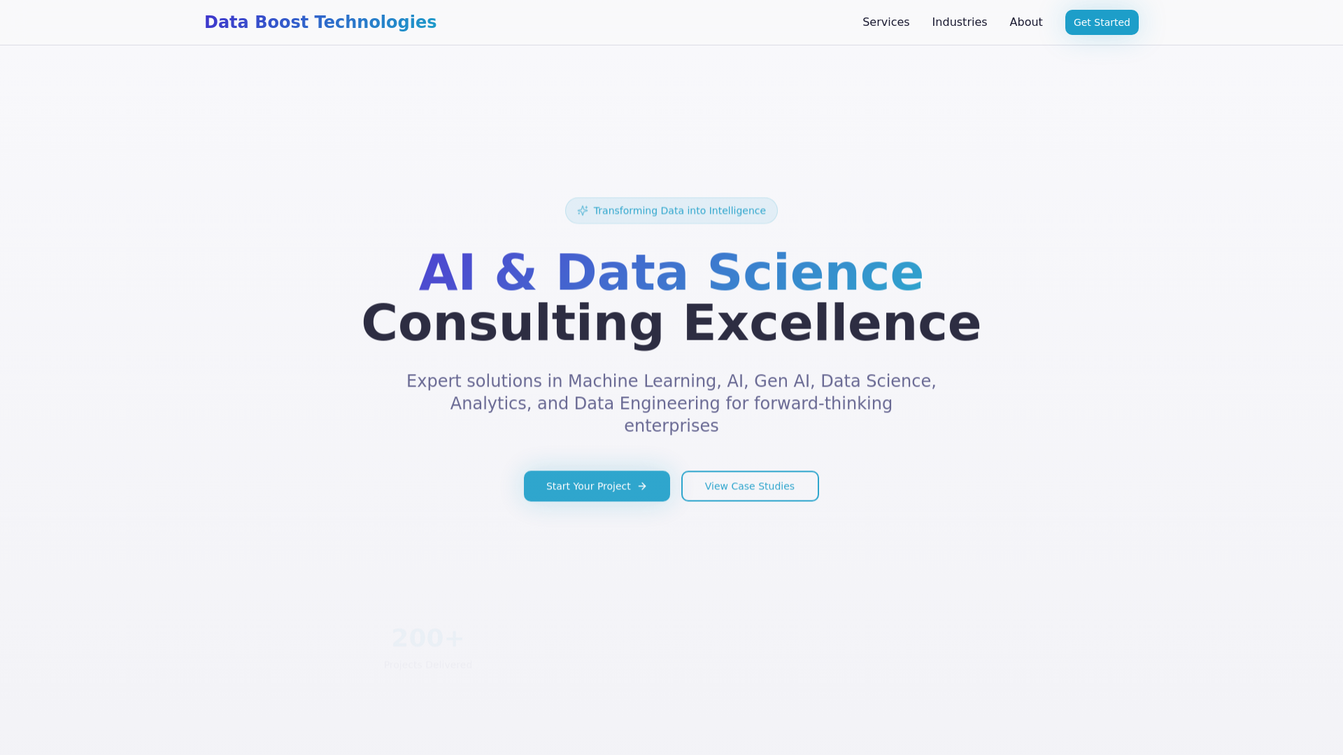 Data Boost Technologies | AI & Data Science Consulting