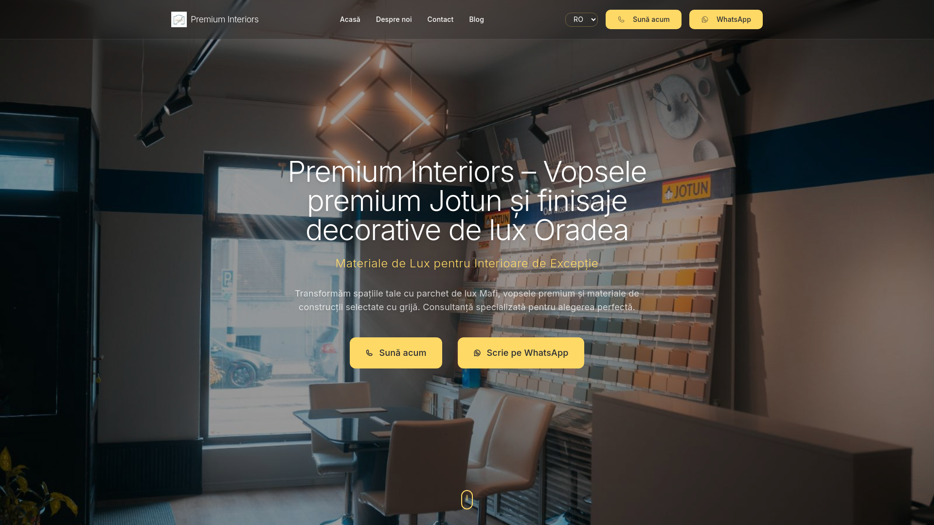 Premium Interiors Oradea – Parchet Mafi, vopsele Jotun, consultanță ...