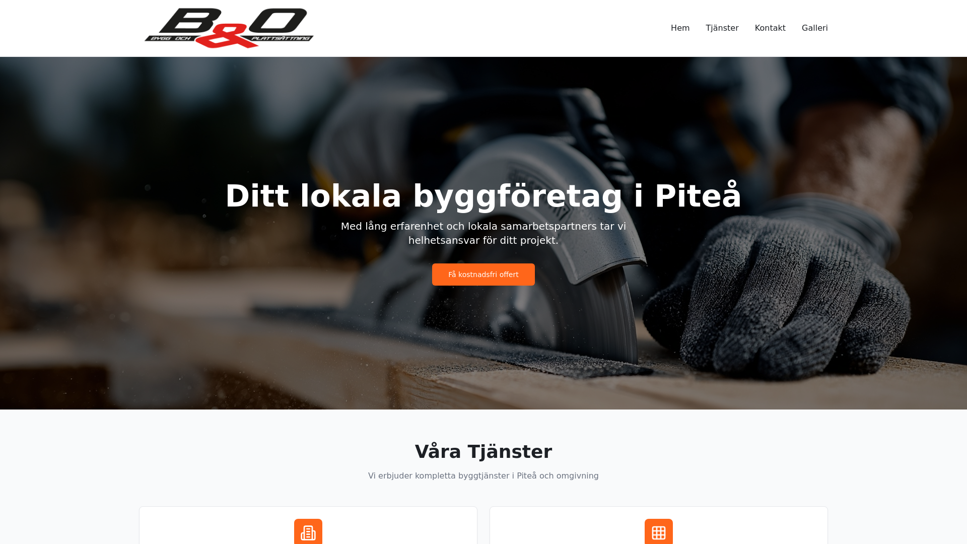 Bergman & Oskarsson Bygg & Plattsättning AB logotyp