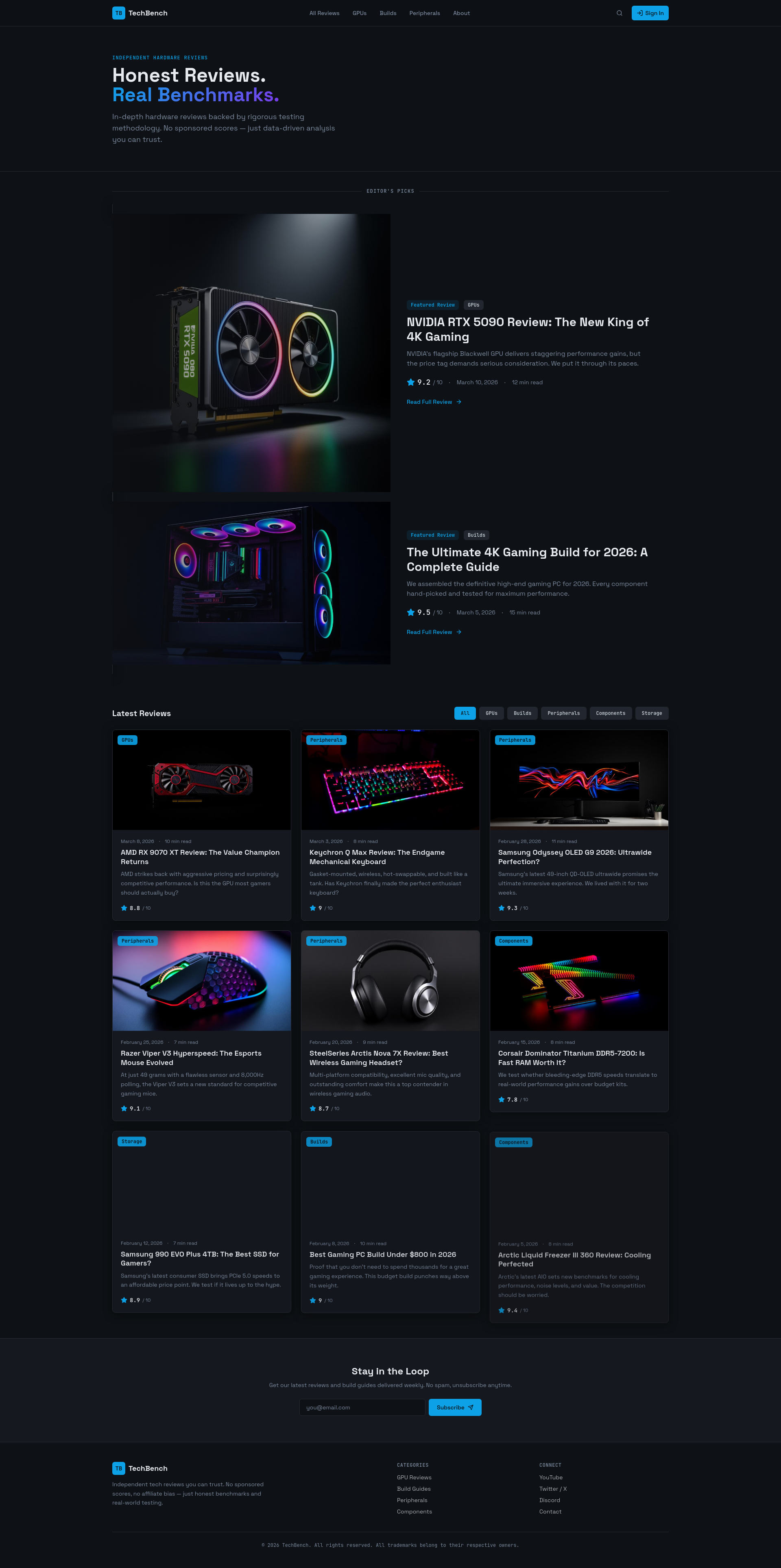 TechBench — Honest Tech Reviews & Tech Blog