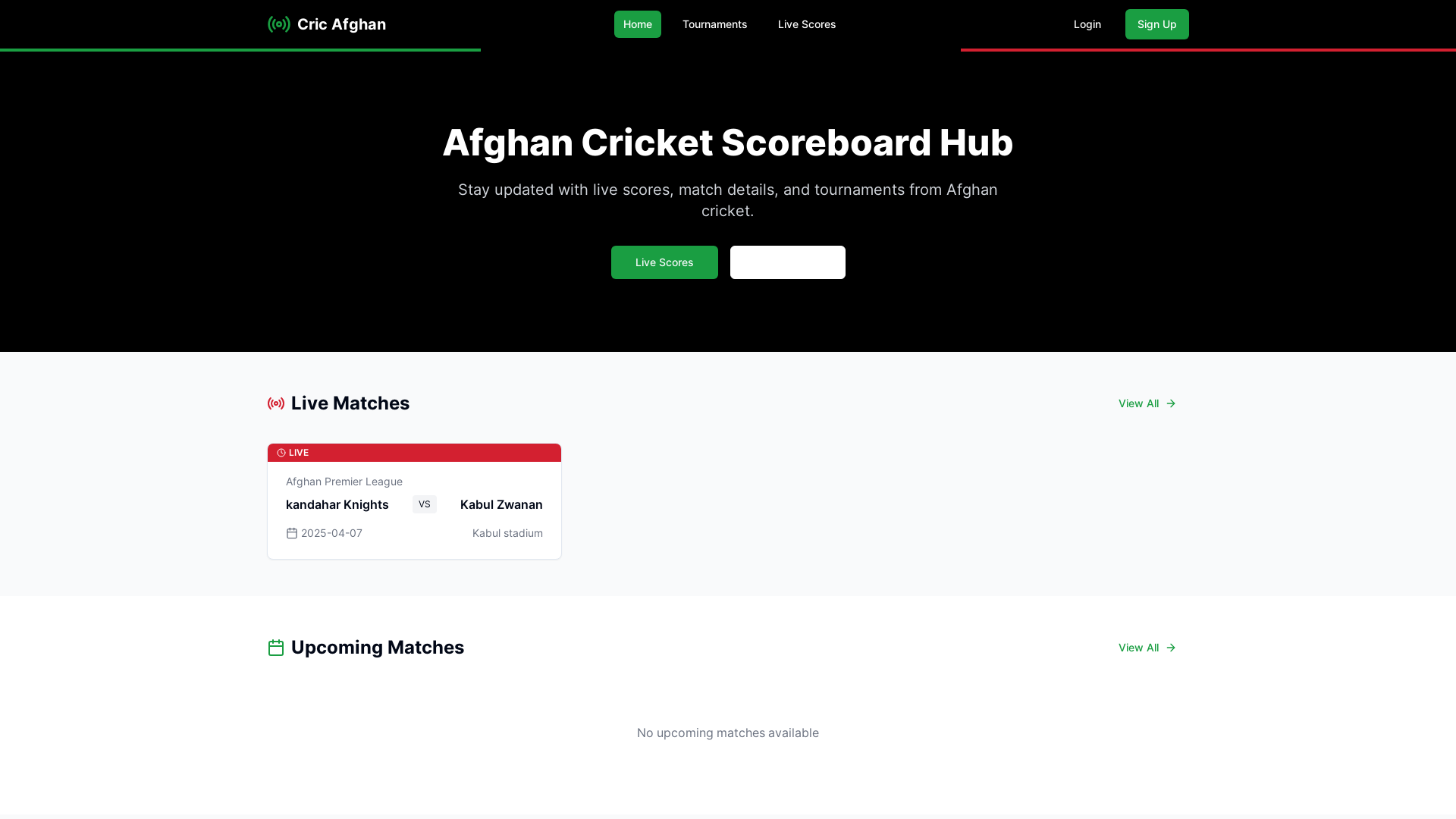 Advanced Cricket Management & Scorekeeping App