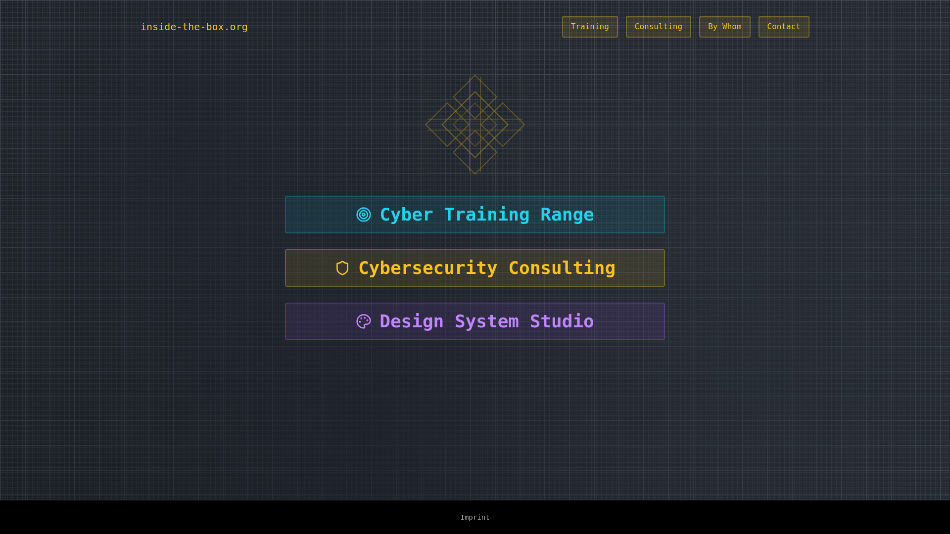 inside-the-box.org - Cybersecurity Consulting & Cyber Training Range