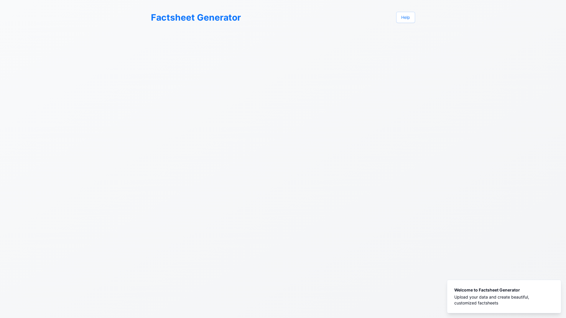 Advanced Fund Factsheet Generator App