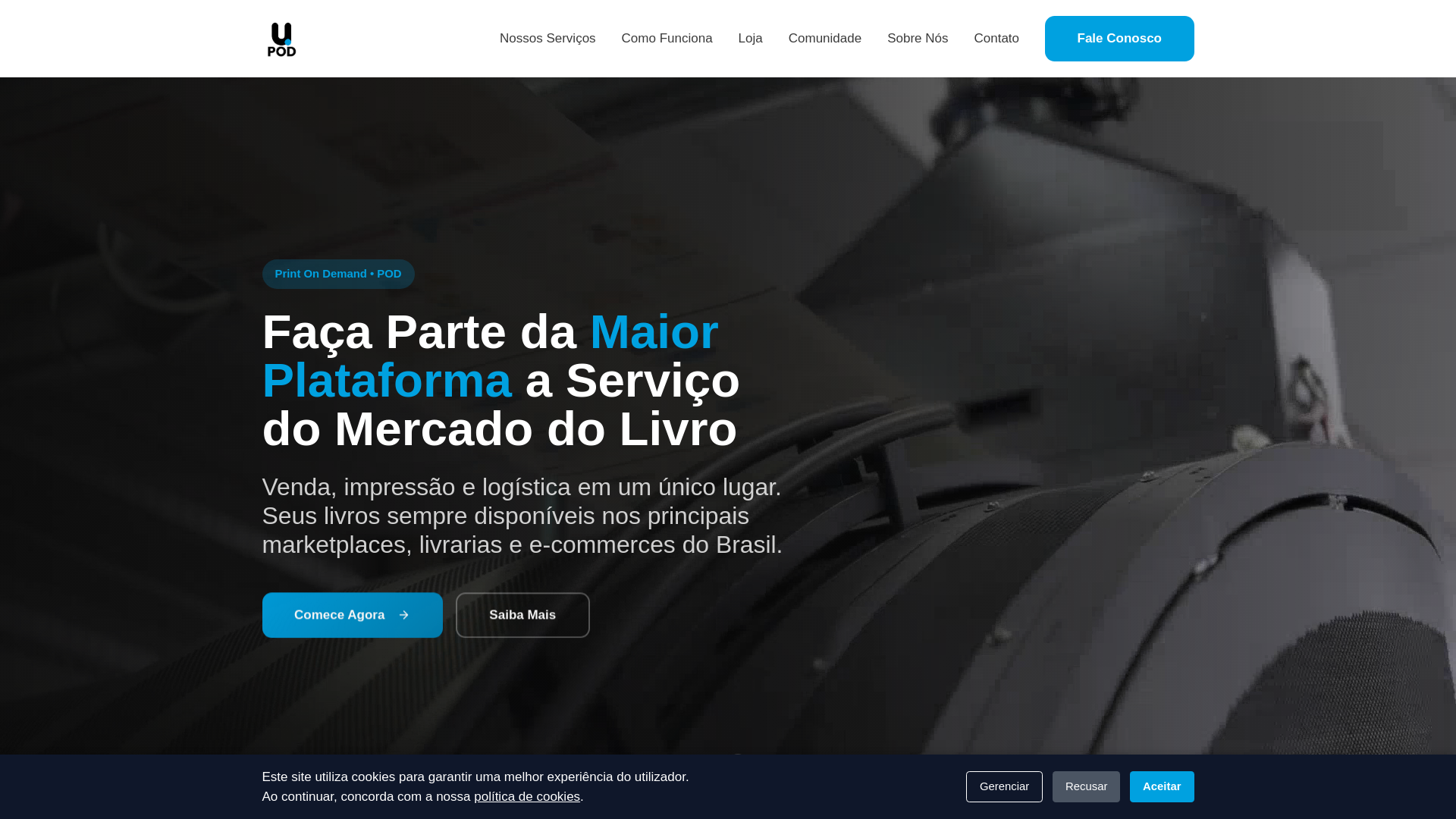 Sobre Nós | UmLivro POD - Pioneiros em Print On Demand no Brasil