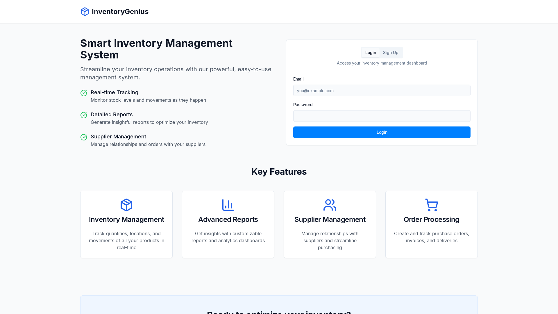 Advanced Inventory & Asset Tracking App