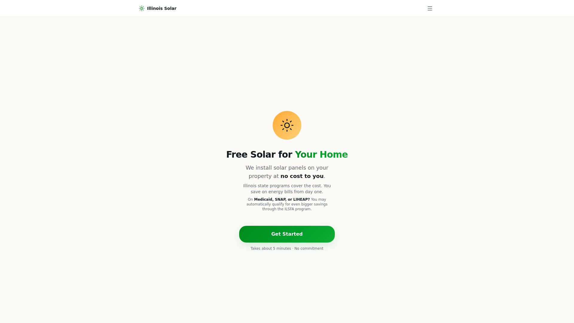 Free Solar for Your Home — Illinois Solar Program
