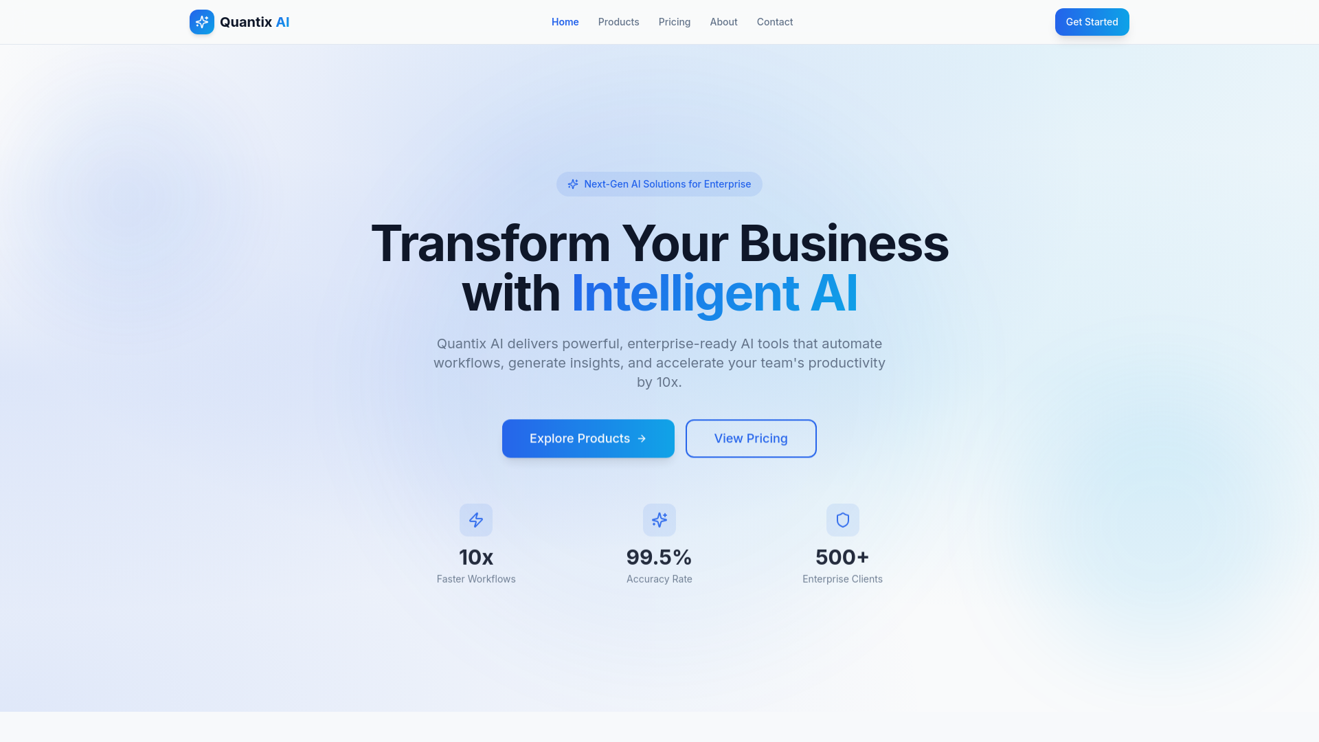 Quantix AI - Intelligent Business Tools