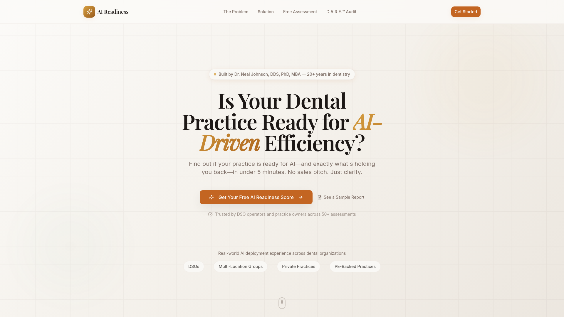 DentalMindset.ai — AI Readiness for Dental Practices