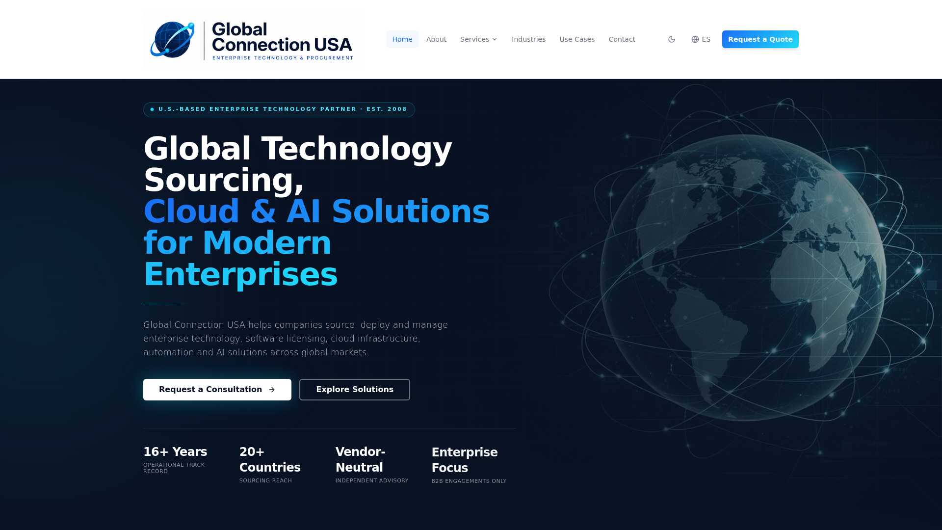 Global Connection USA | Technology Sourcing, Cloud, Automation & AI