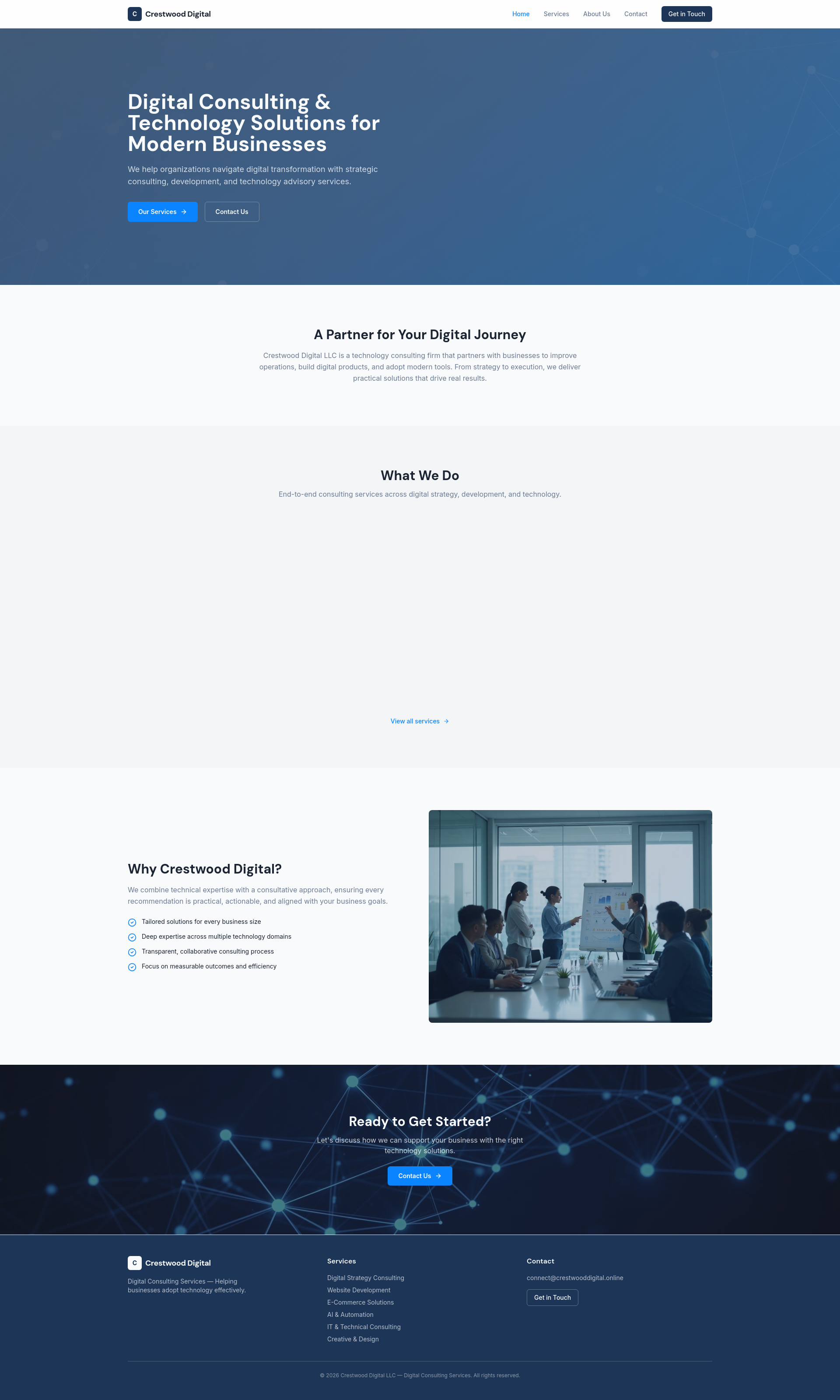 Crestwood Digital LLC — Digital Consulting & Technology Solutions