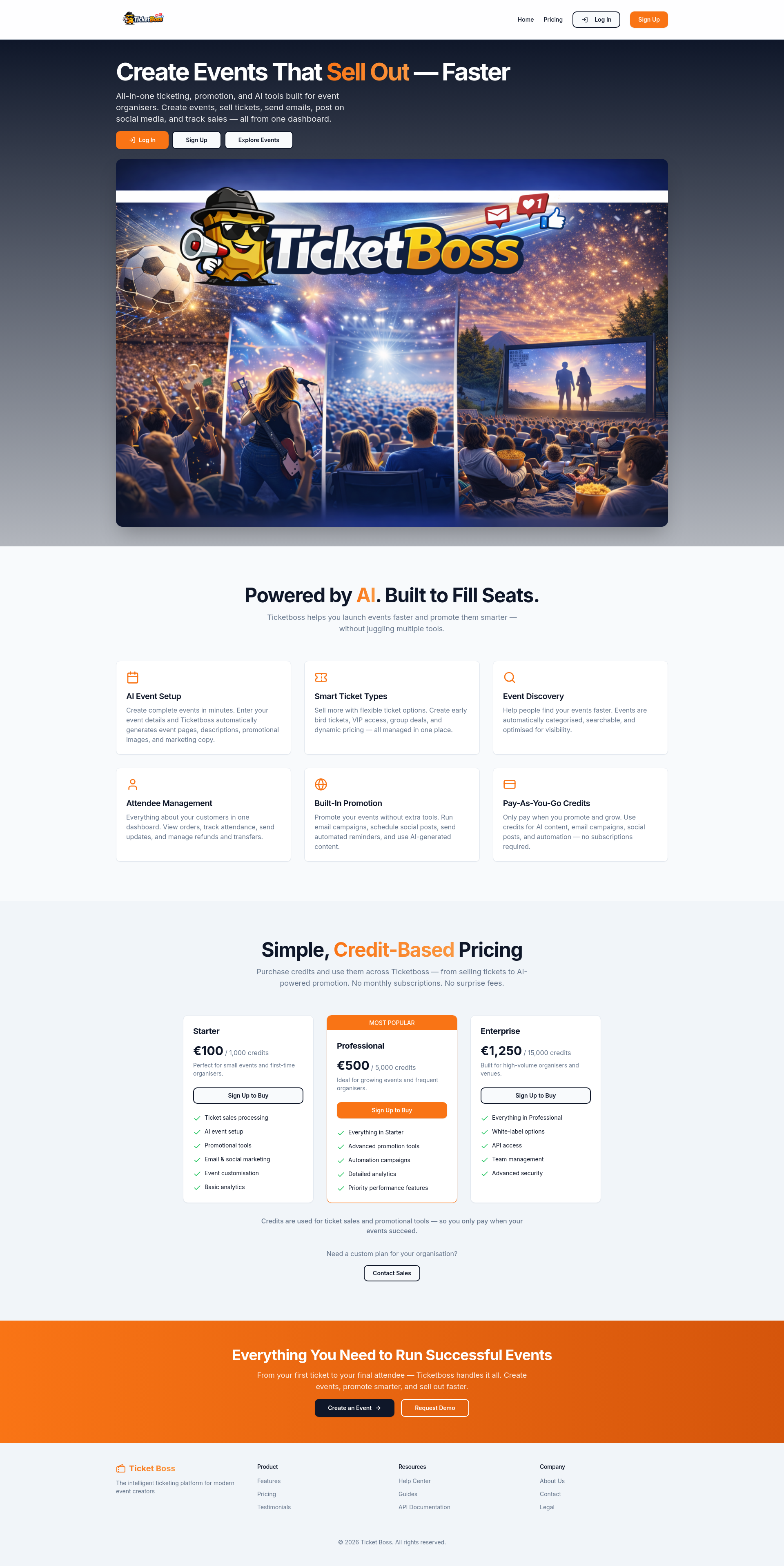 Ticketboss - All-in-One Event Platform