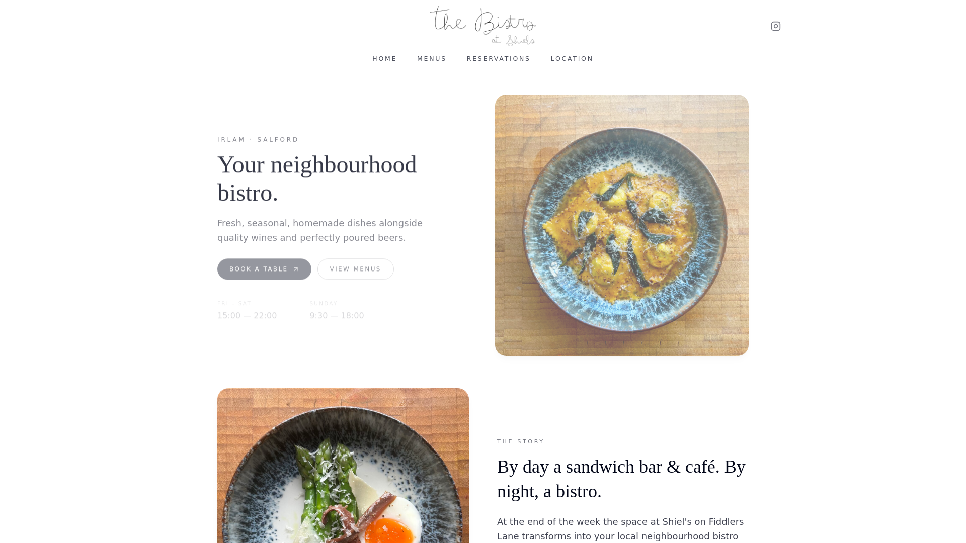 The Bistro at Shiels in Salford