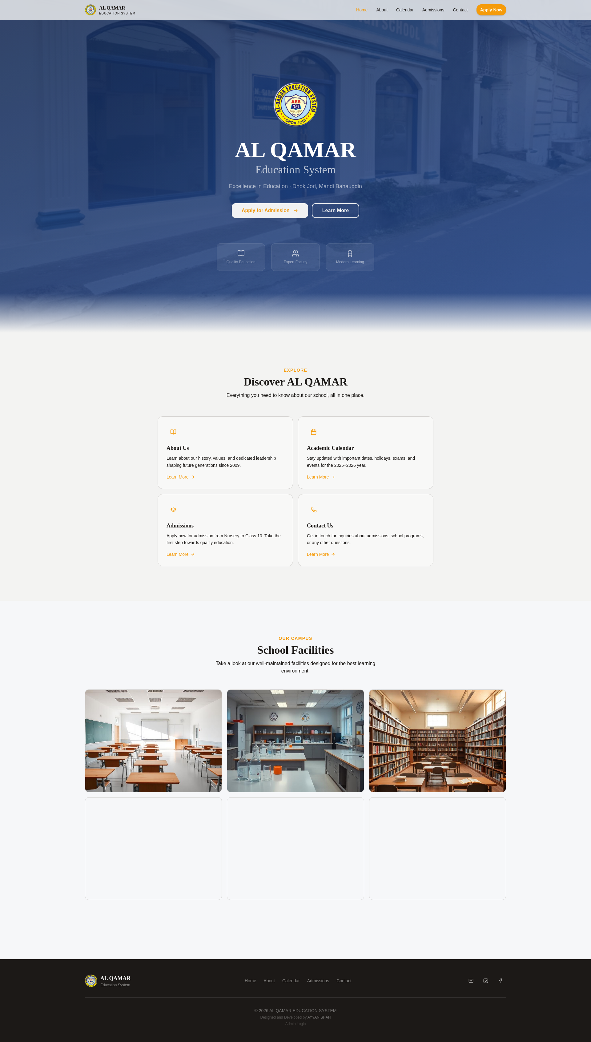 AL QAMAR EDUCATION SYSTEM