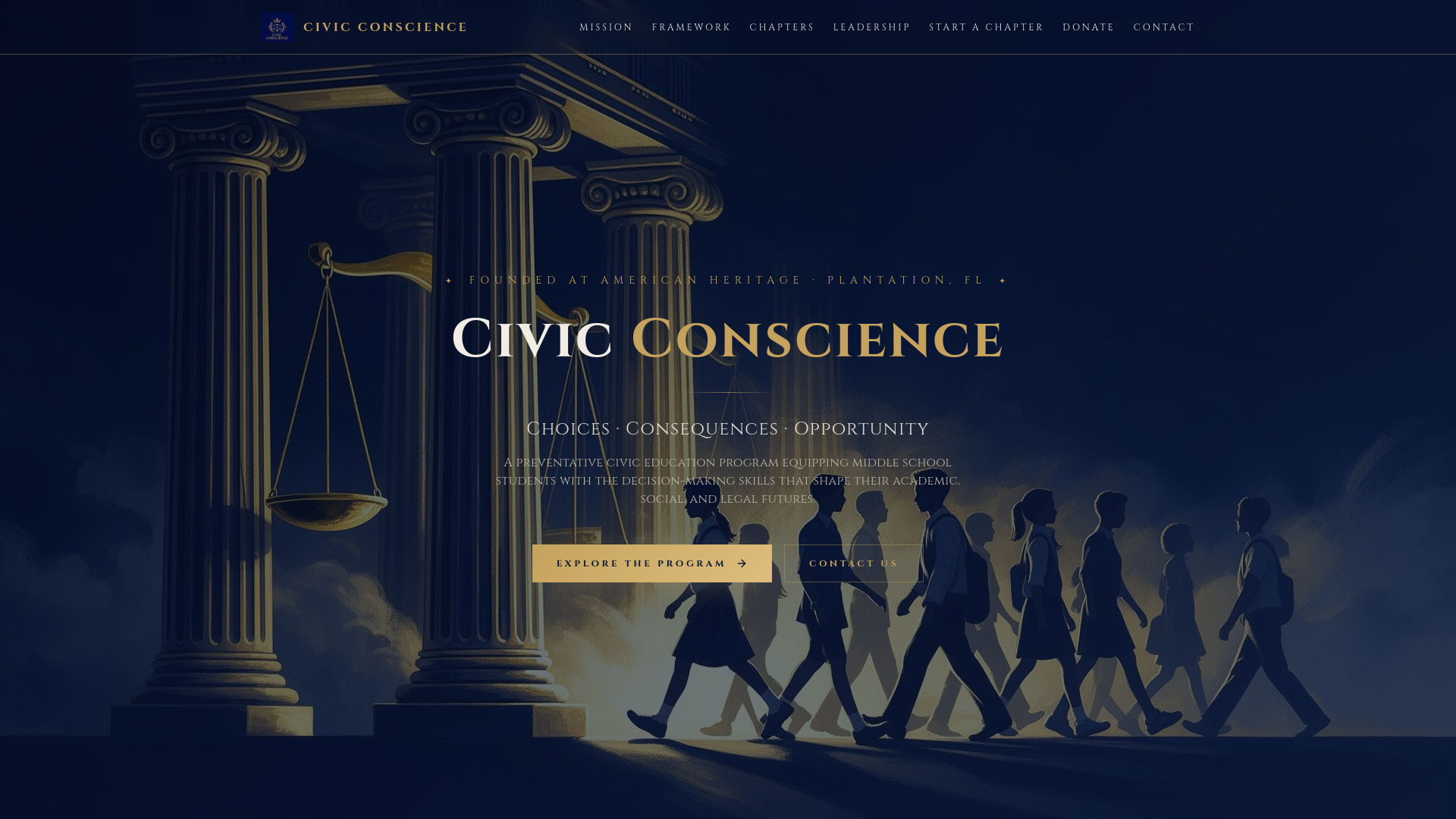 Conscience Consequences Civic Conscience — Choices & Consequences