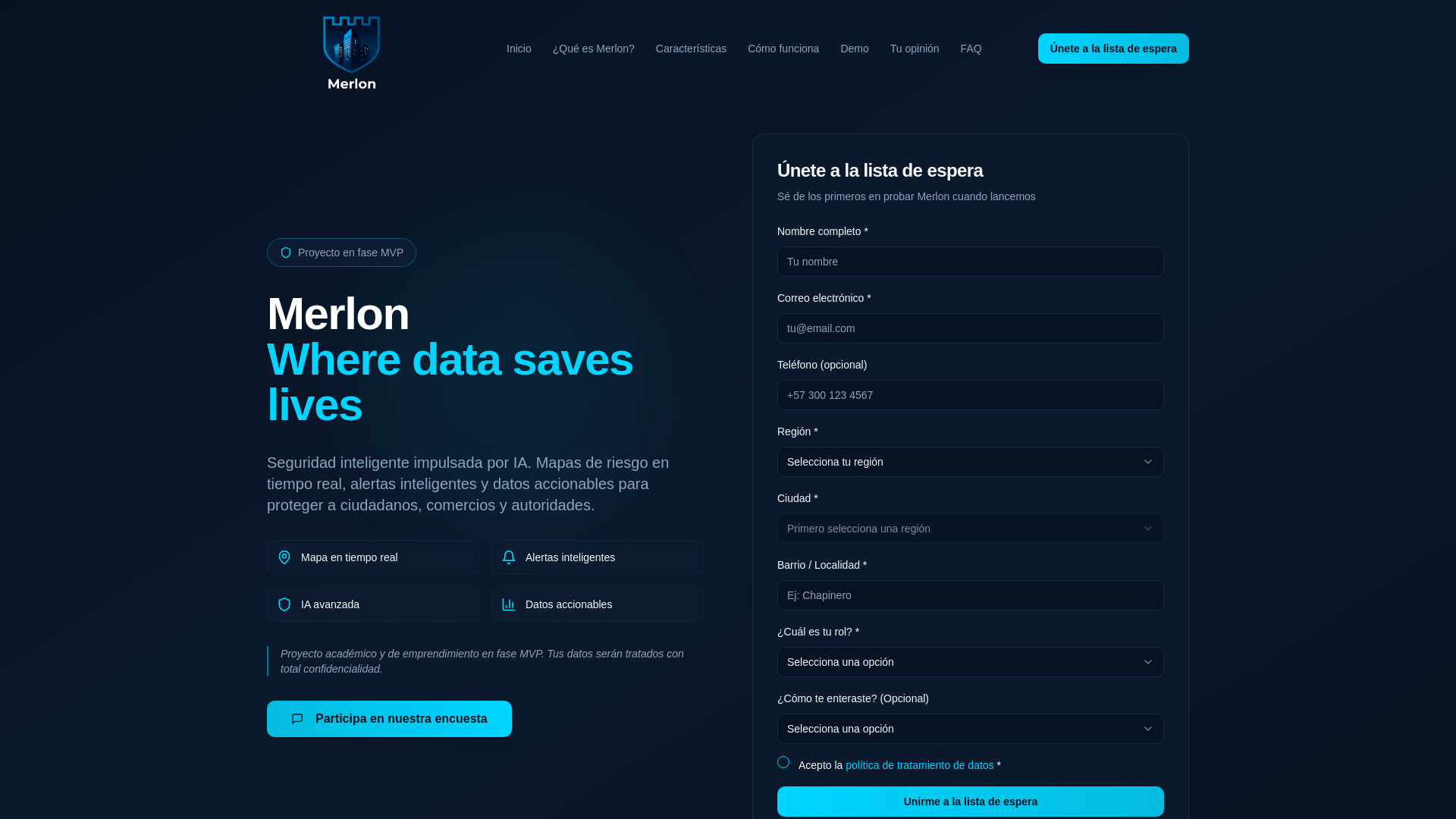 Merlon Sign Merlon - Seguridad Inteligente impulsada por IA