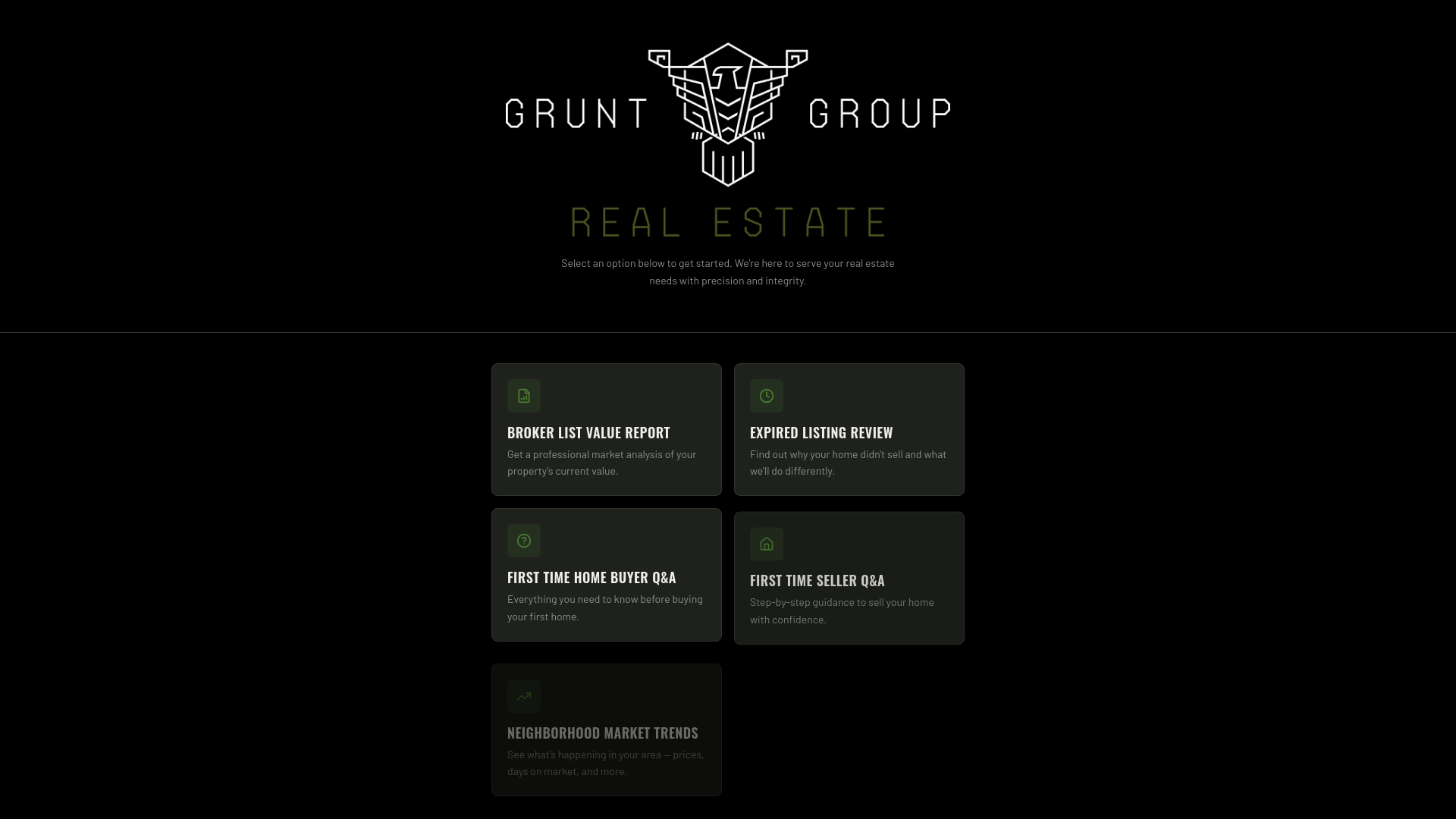 Grunt Group | Real Estate Solutions