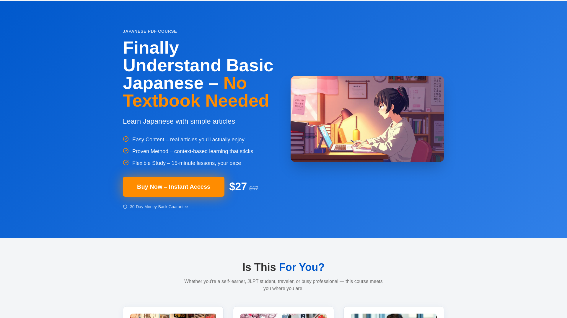 Learn Basic Japanese – Learn Basic Japanese – $27 PDF Course | No ...