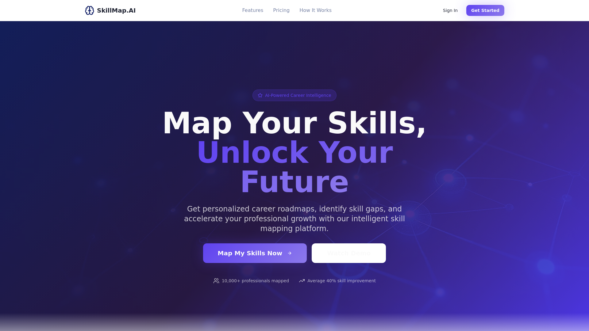 SkillMap.AI - Map Your Skills, Unlock Your Future