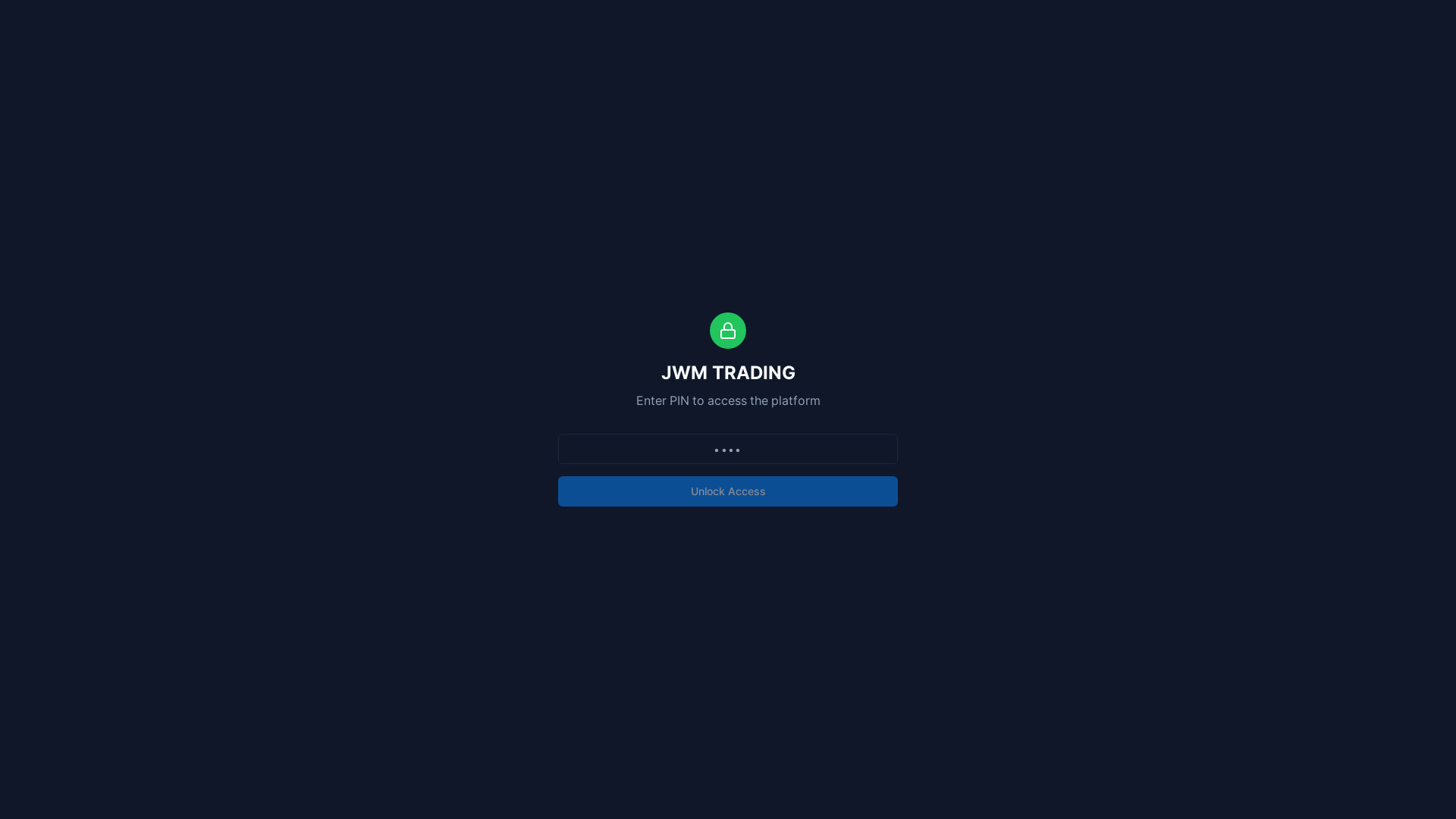 Advanced Algorithmic Trading Platform App